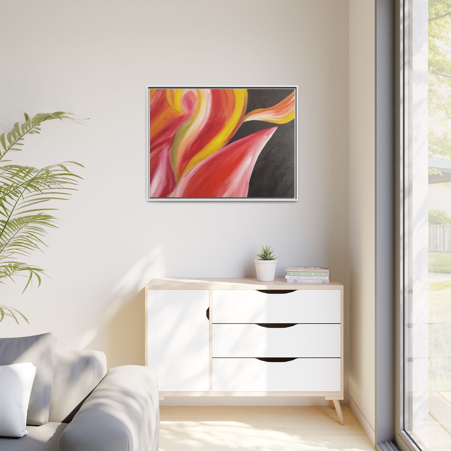 'A Autistic Phoenix' Framed Canvas Art