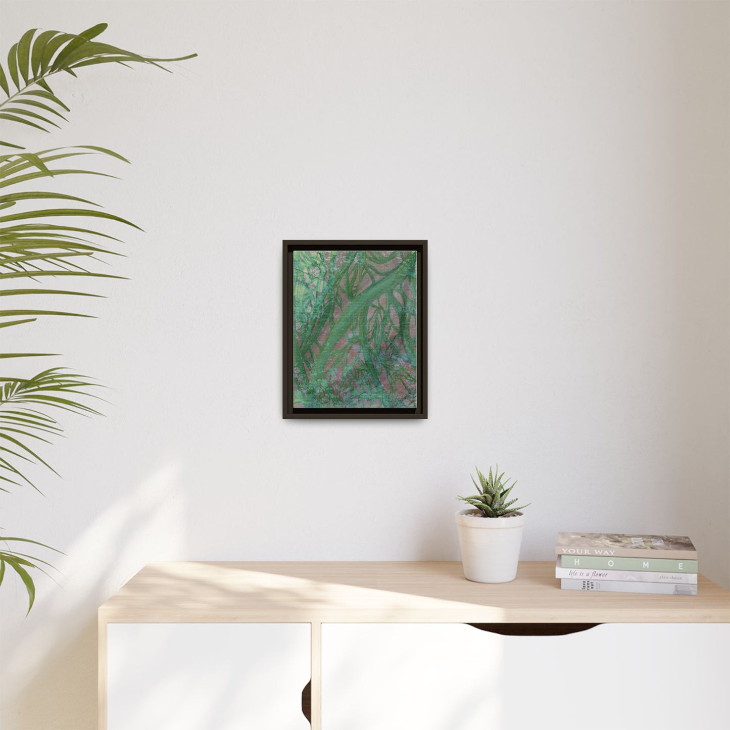 Inner Depths Framed Canvas Art