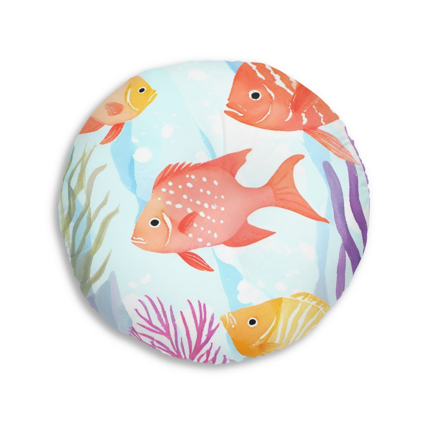 Coral Reef Tufted Floor Pillow