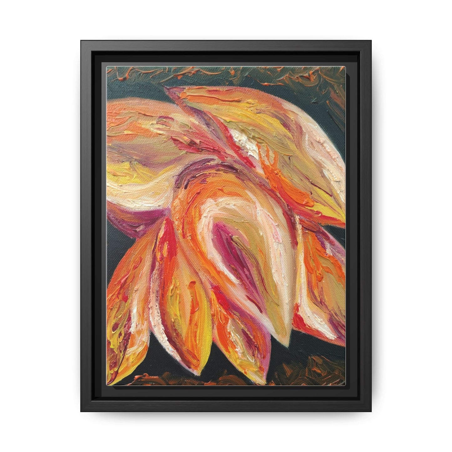 Dramatic Awakening Framed Canvas Art