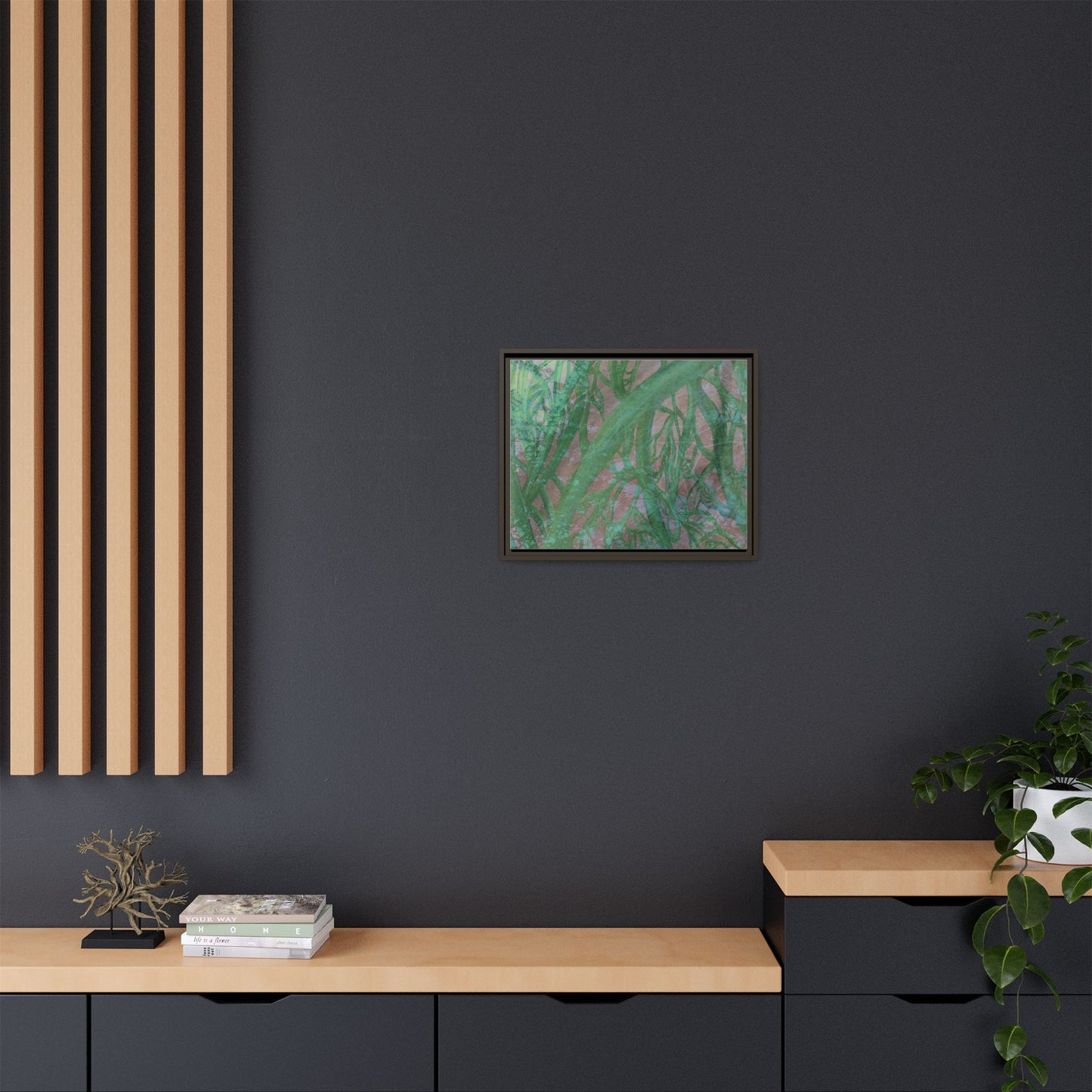 Inner Depths Framed Canvas Art