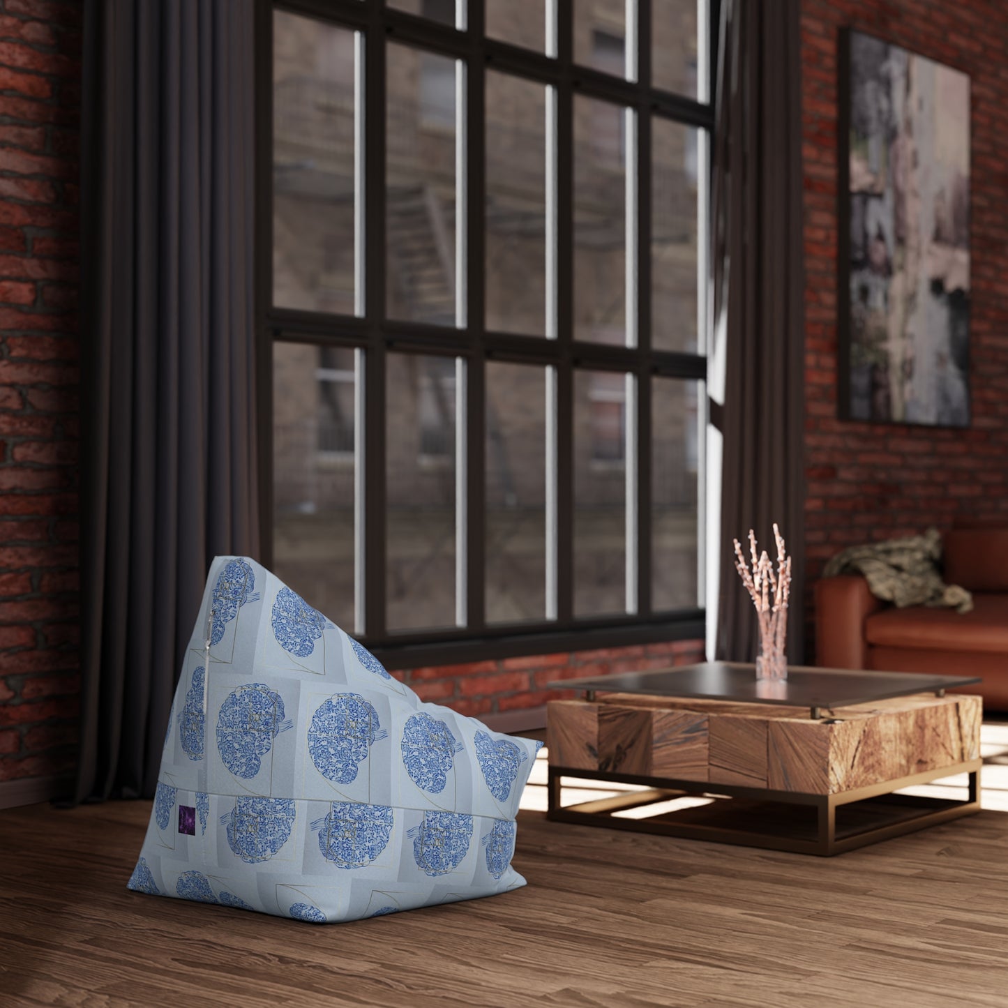 'Beautiful Mind' by Nagihan Seymour Bean Bag Chair Cover