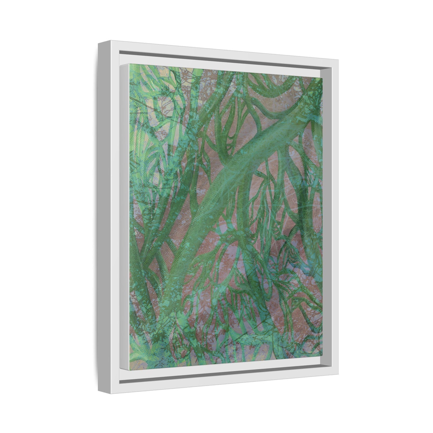 Inner Depths Framed Canvas Art