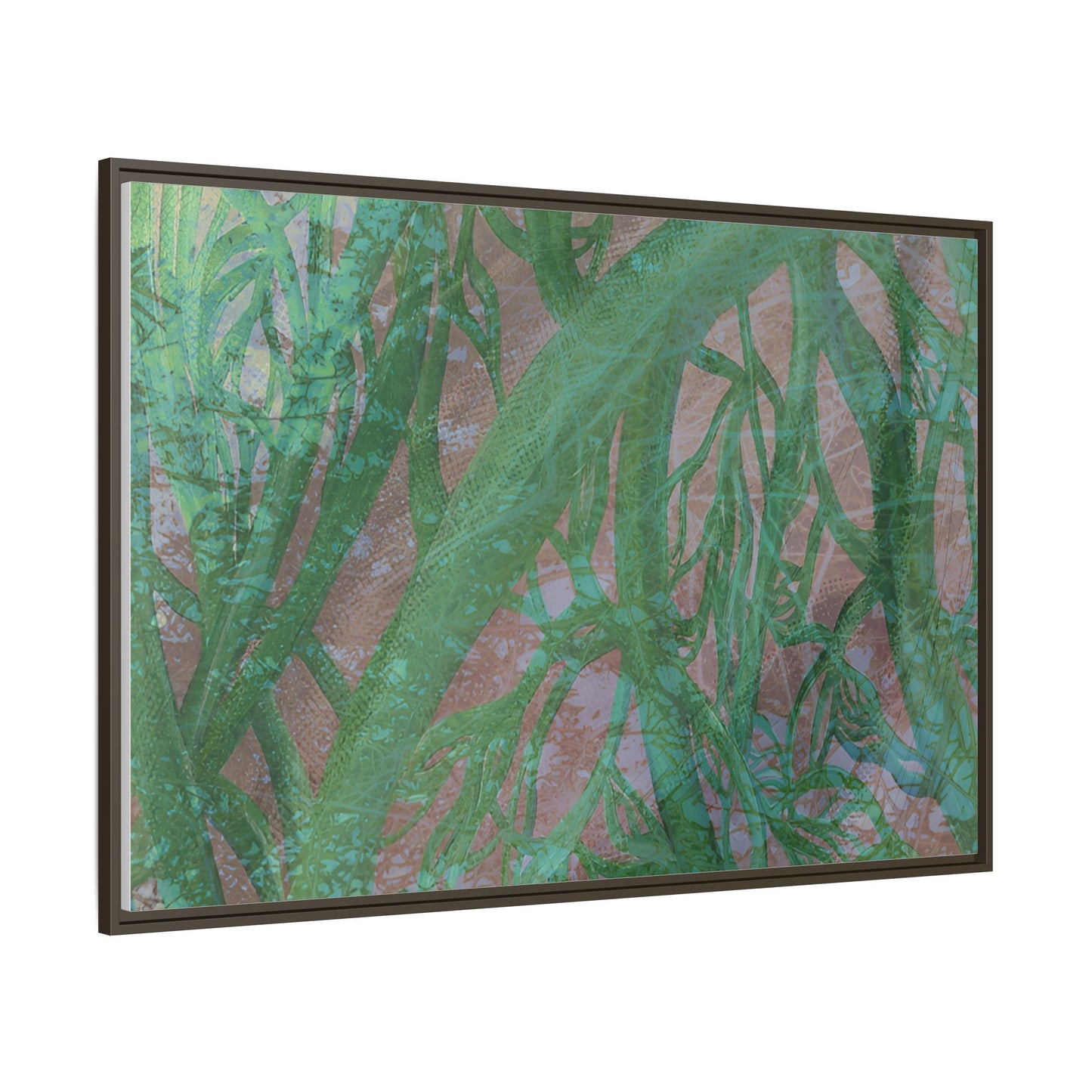 Inner Depths Framed Canvas Art