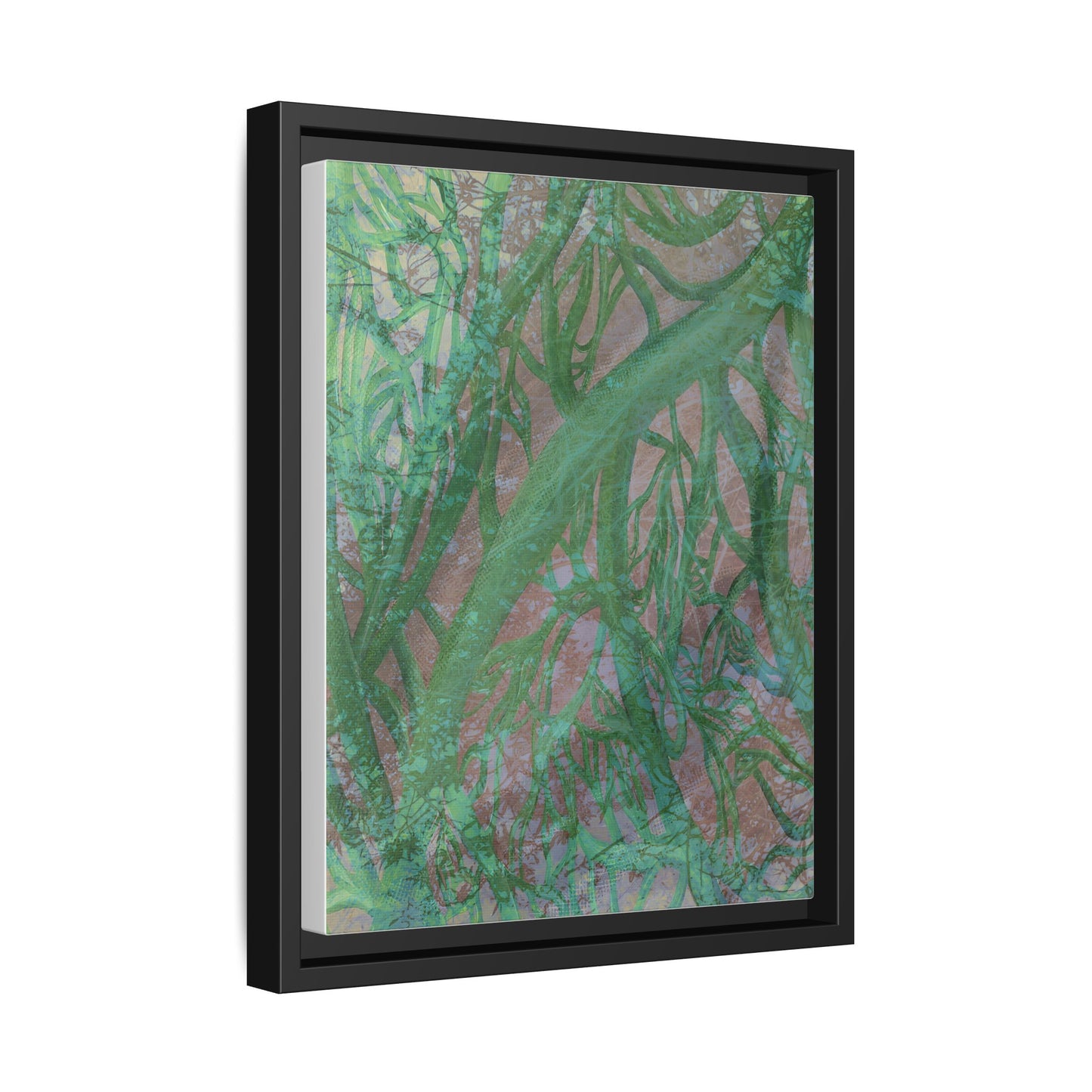 Inner Depths Framed Canvas Art
