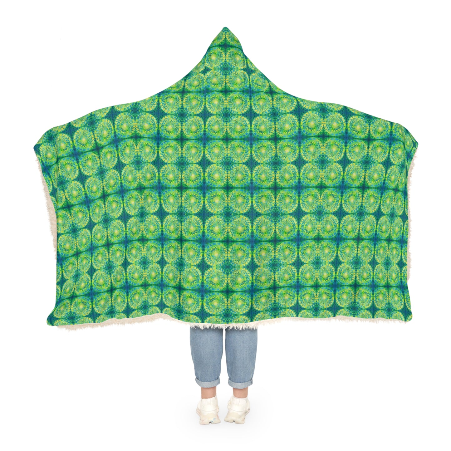 Safety Net Circles by Uta Feinstein Snuggle Blanket
