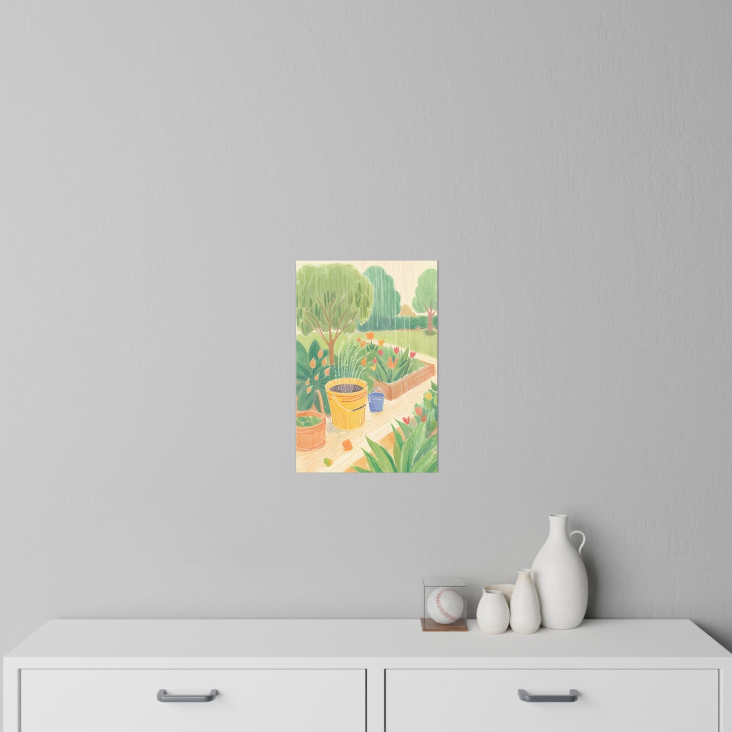 Rain Garden Wall Decals