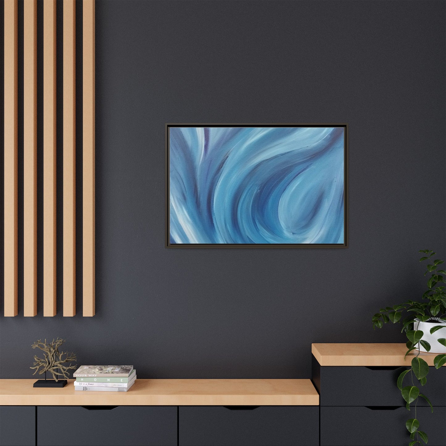 Intrinsic Reflection Framed Canvas Art