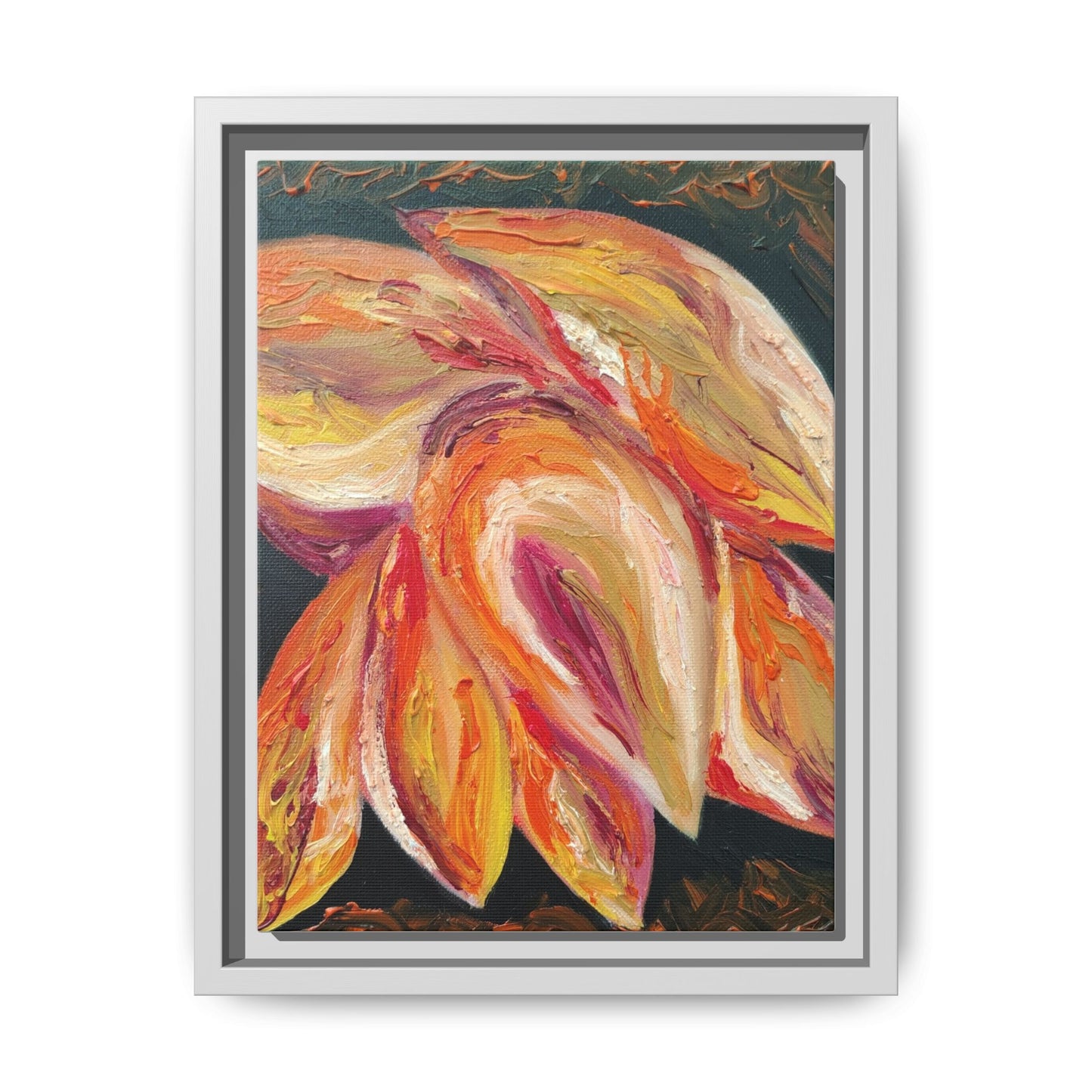 Dramatic Awakening Framed Canvas Art