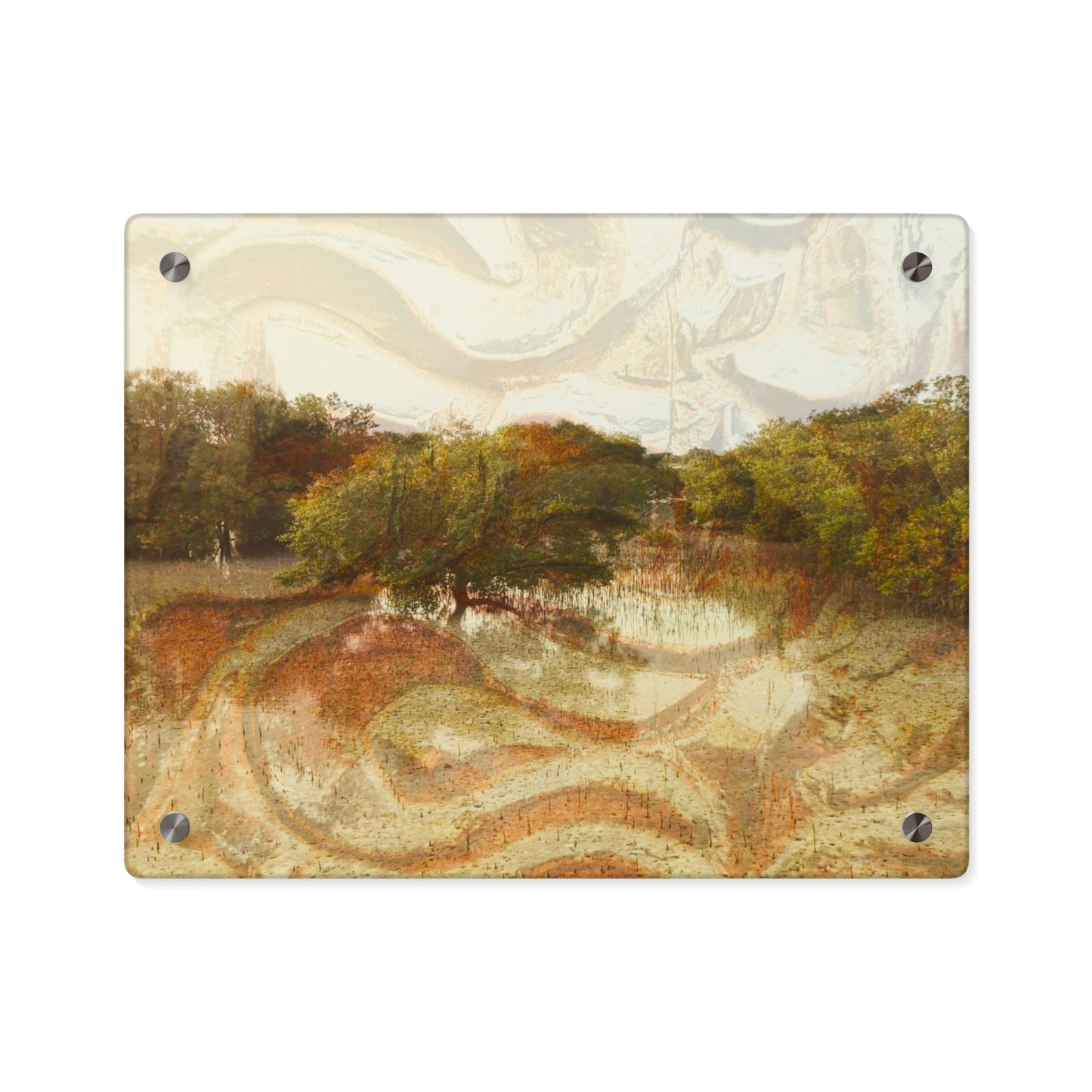 Serene Mangroves Acrylic Wall Art Panels