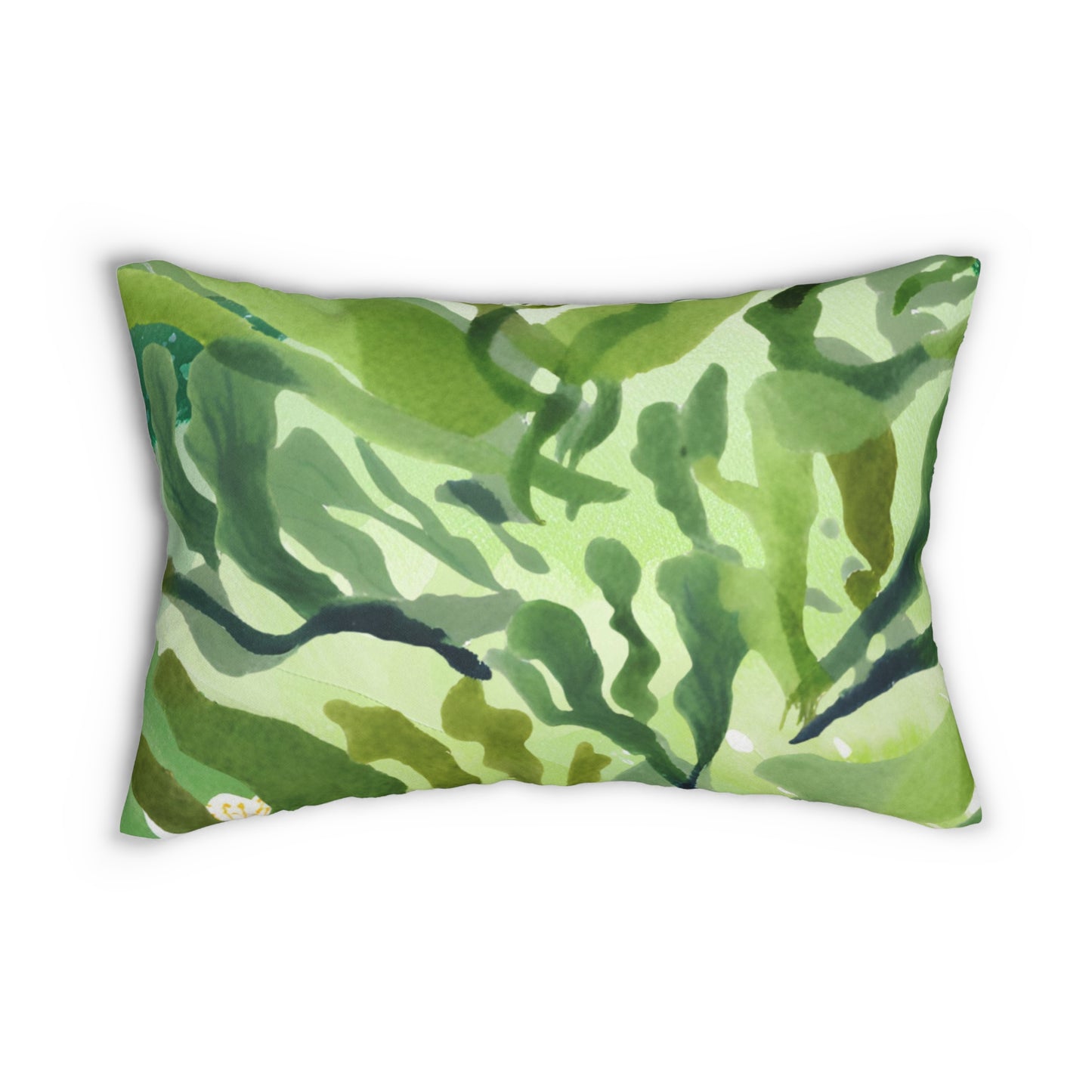 Pond Algae Lumbar Pillow