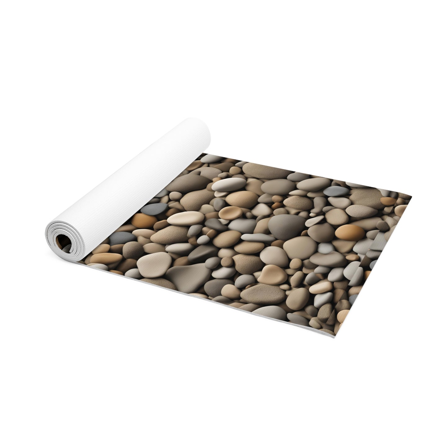 Stone Pebble Design Foam Yoga Mat