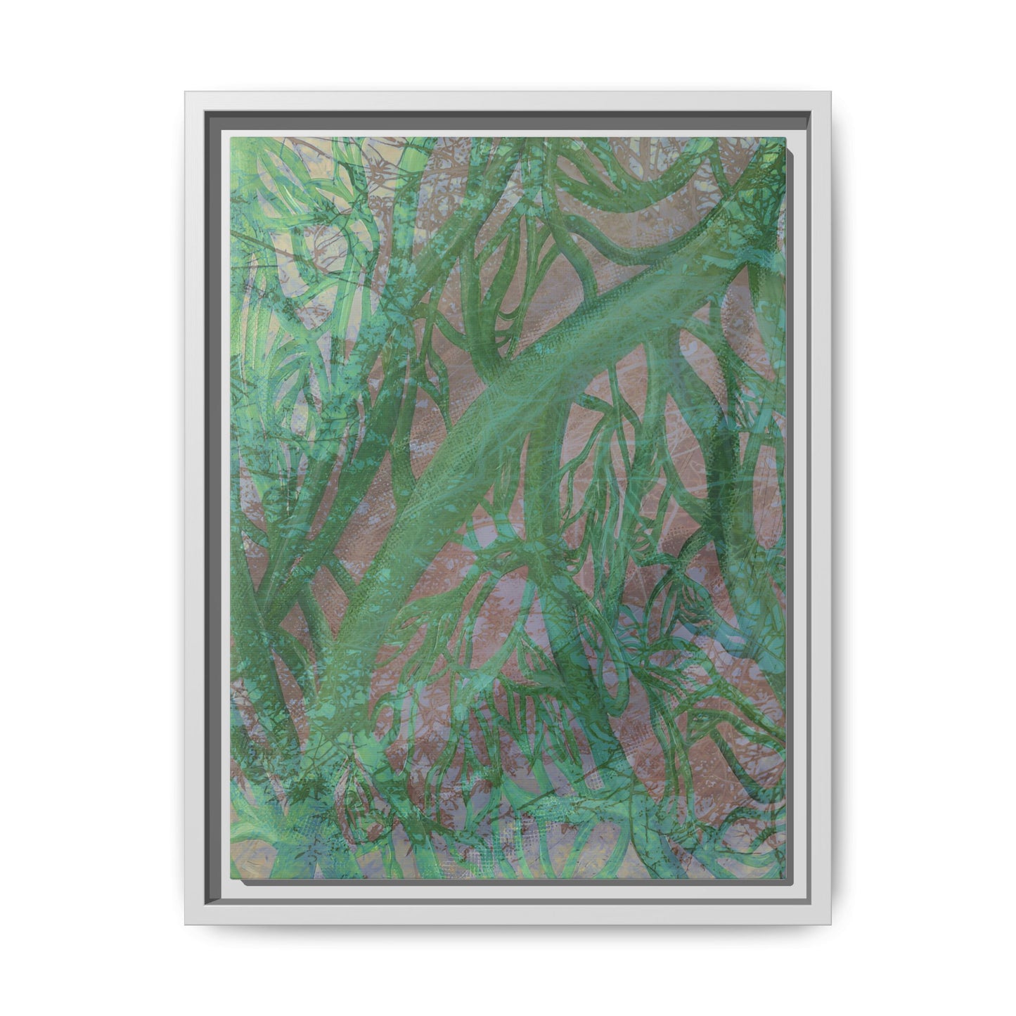 Inner Depths Framed Canvas Art