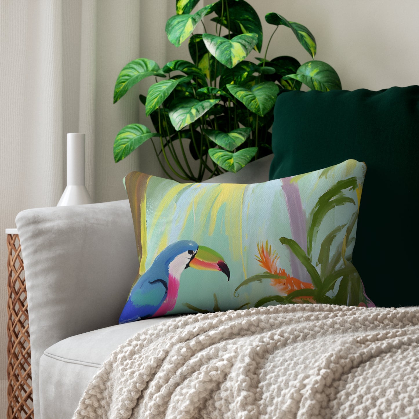 Rainforest Lumbar Pillow