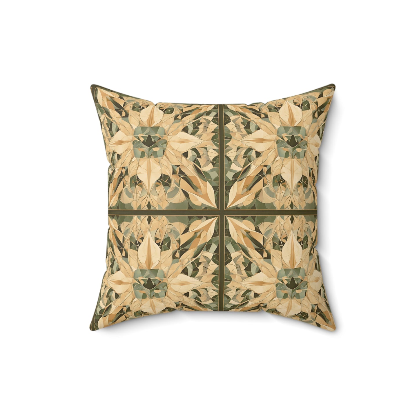 Eclectic Faux Suede Square Pillow