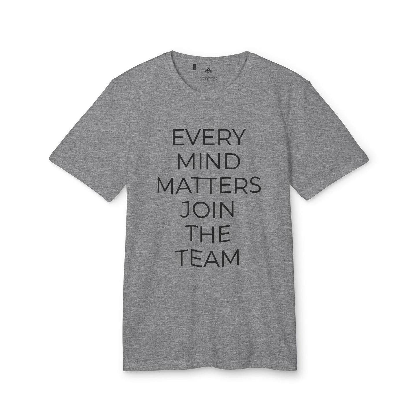 Adidas x Neurodivergent Synergy Unisex Sport T-Shirt EVERY MIND MATTERS JOIN THE TEAM