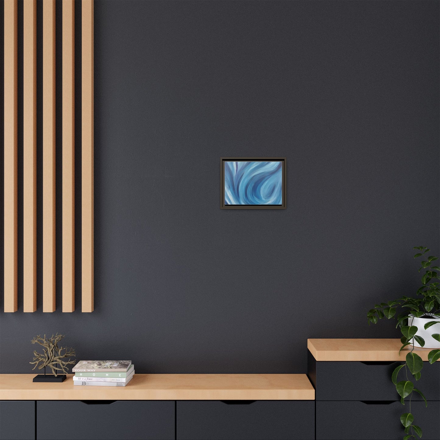 Intrinsic Reflection Framed Canvas Art