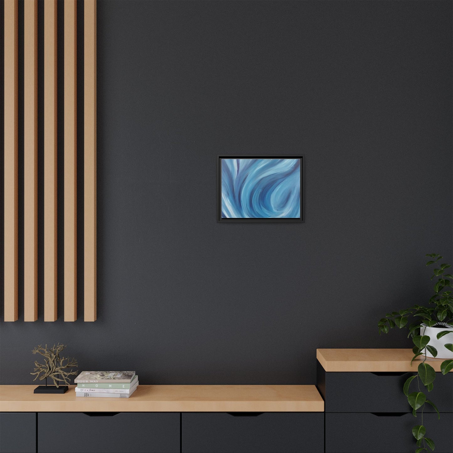Intrinsic Reflection Framed Canvas Art