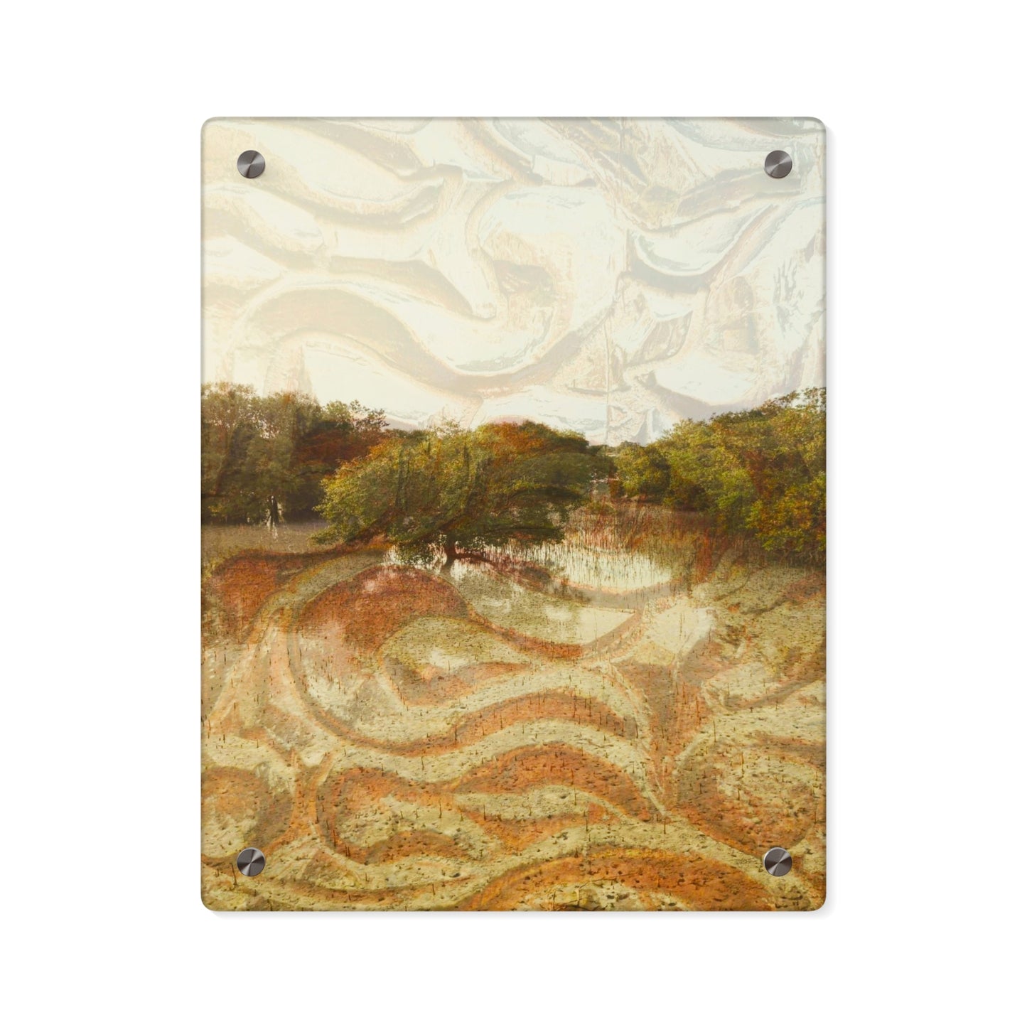 Serene Mangroves Acrylic Wall Art Panels
