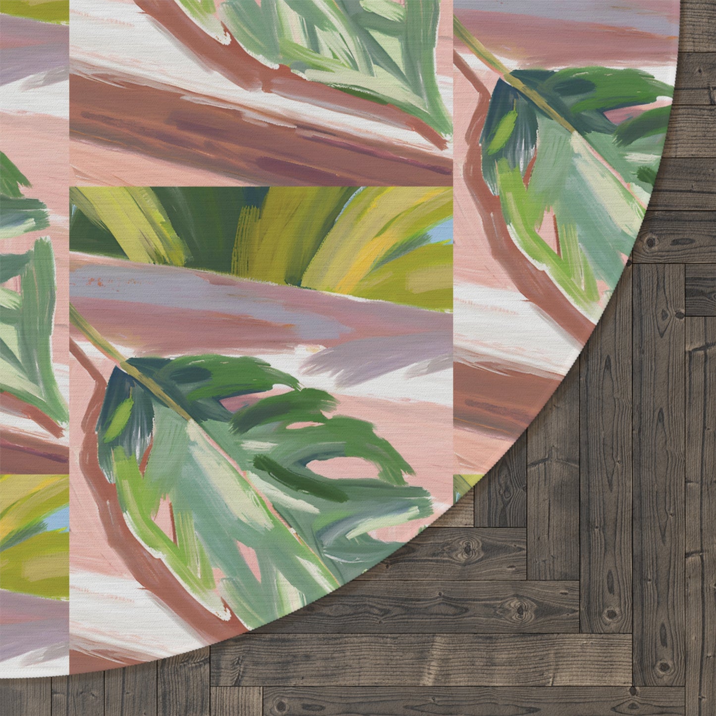 The Leaf Round Rug