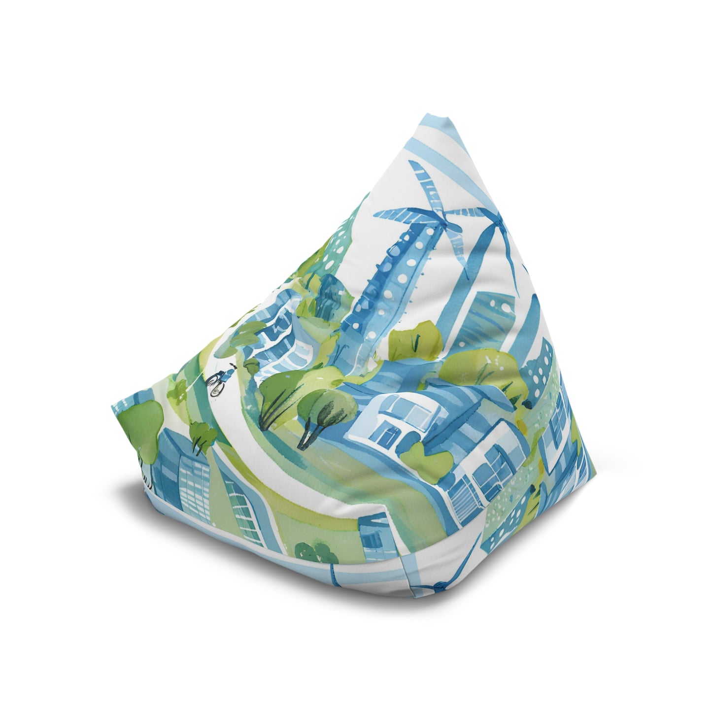 The City Bean Bag Chair Cover