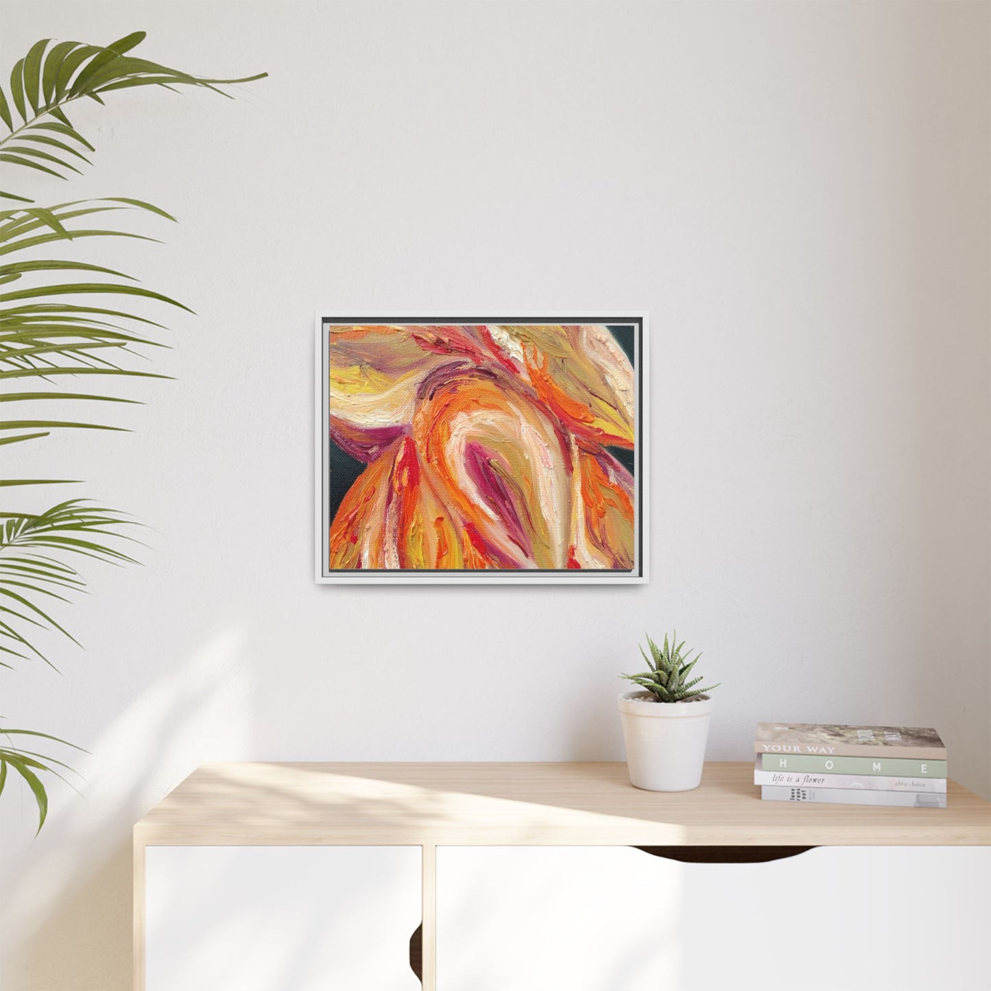Dramatic Awakening Framed Canvas Art
