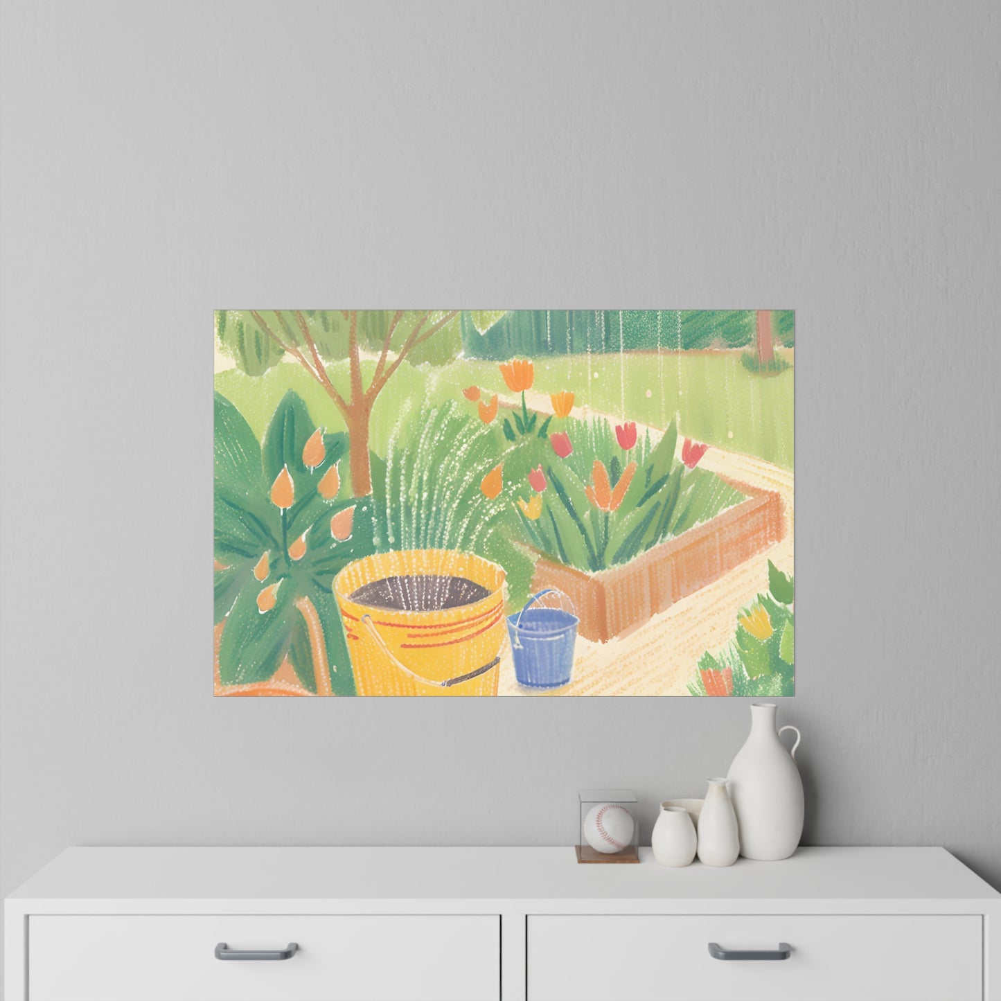 Rain Garden Wall Decals