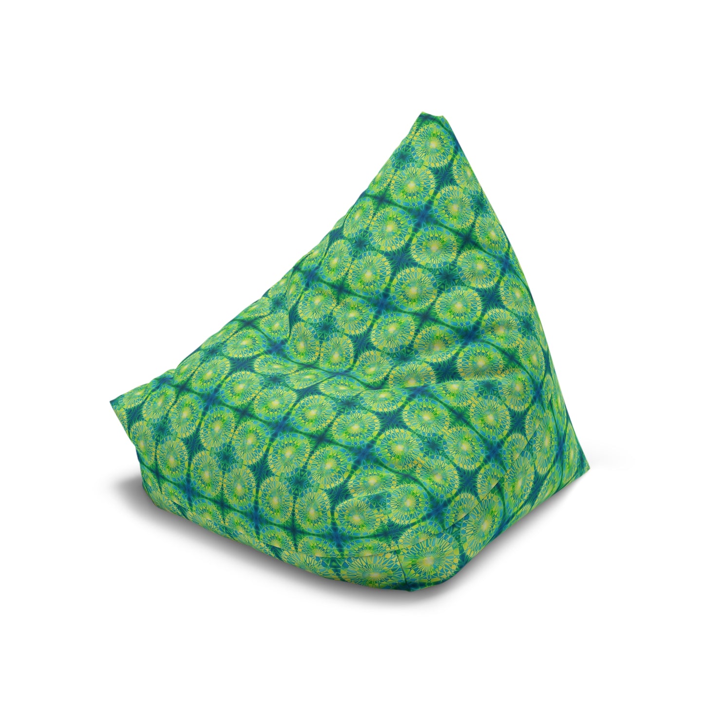Safety Net Circles by Uta Feinstein Bean Bag Chair Cover