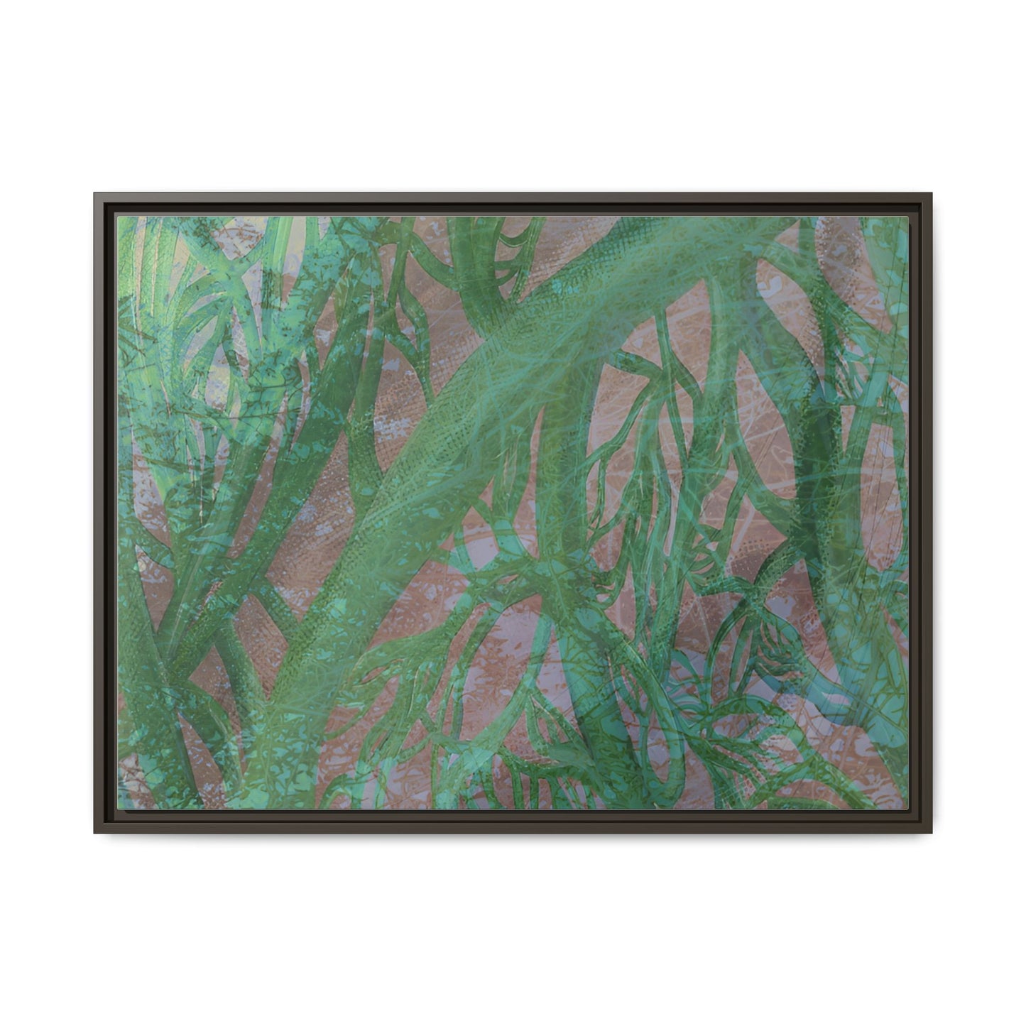 Inner Depths Framed Canvas Art
