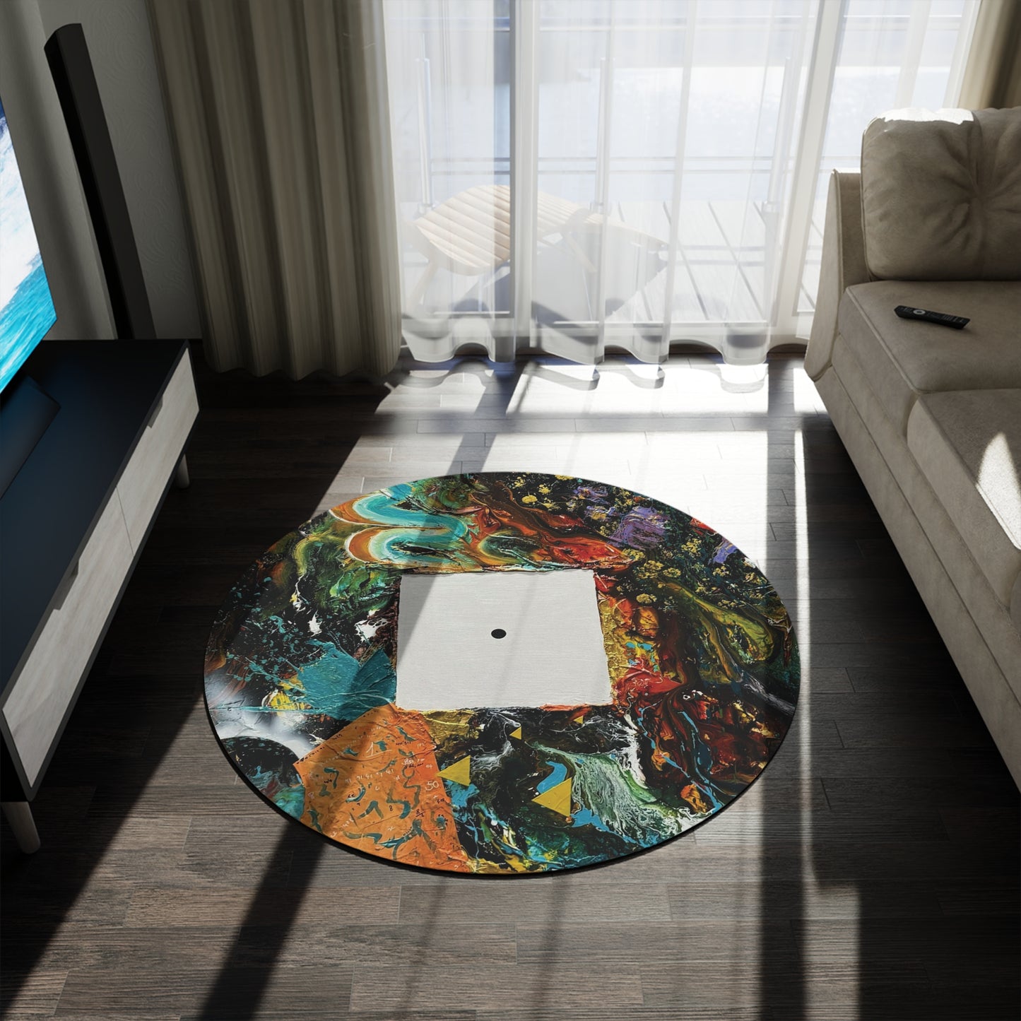Headspace by James Sherwood Round Rug