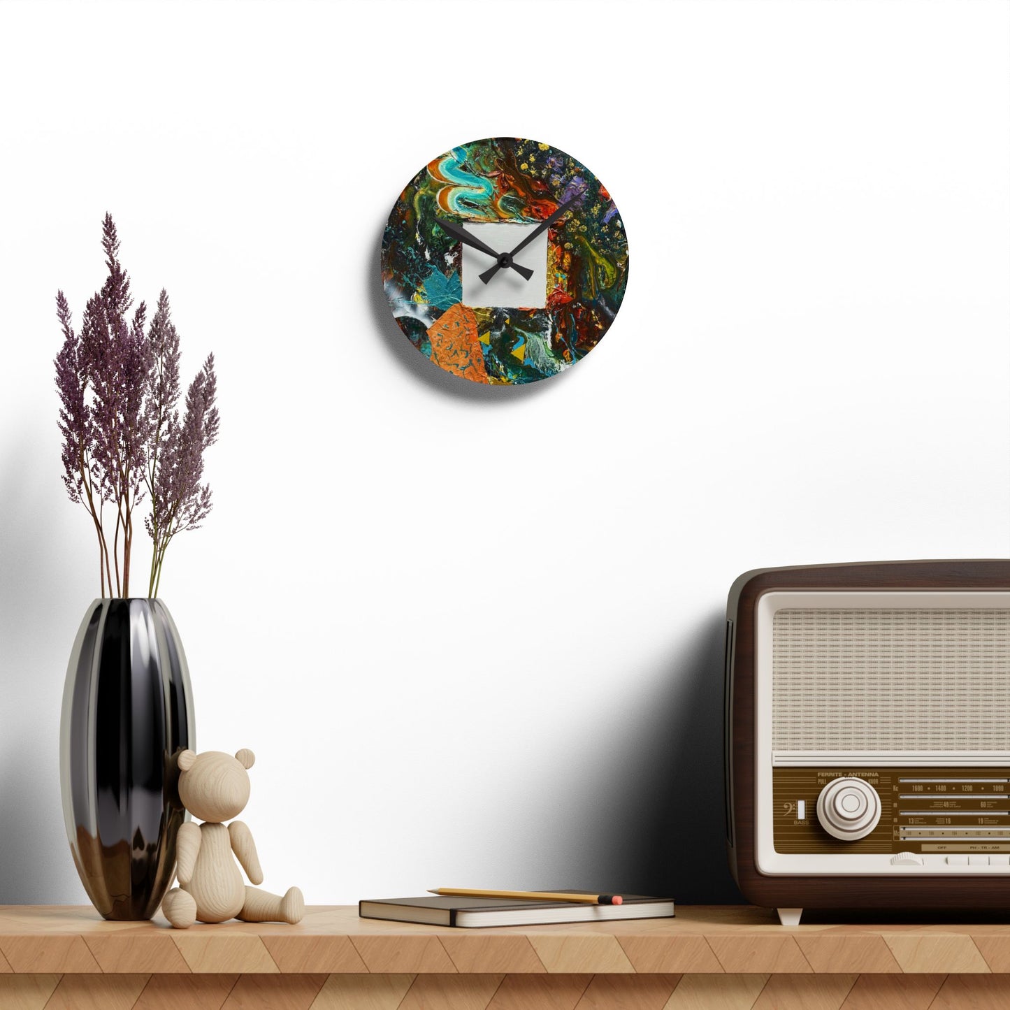 Headspace by James Sherwood Wall Clock