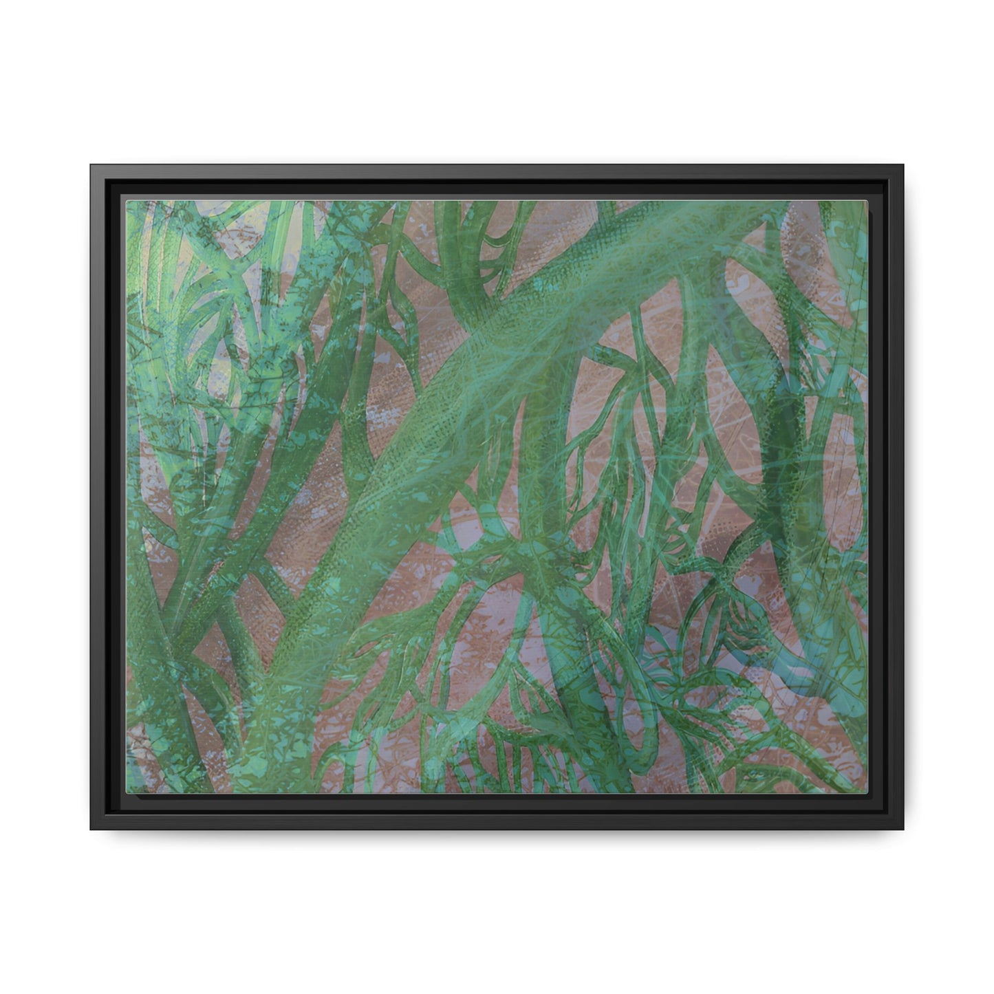 Inner Depths Framed Canvas Art