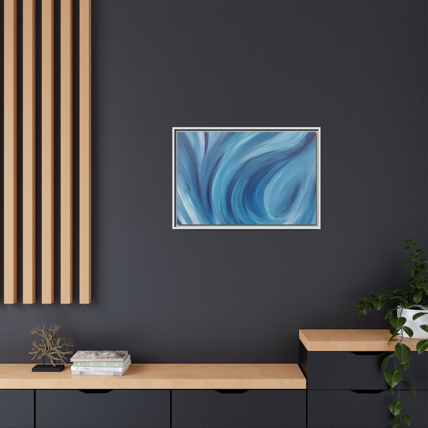 Intrinsic Reflection Framed Canvas Art
