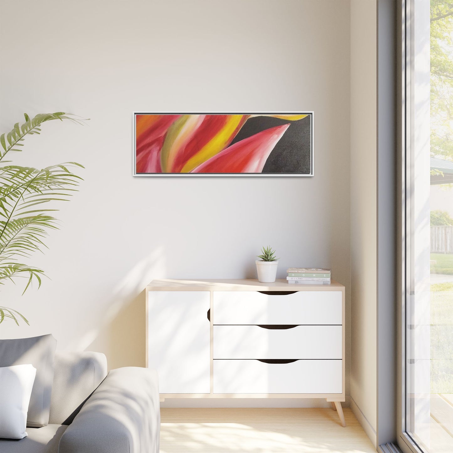 'A Autistic Phoenix' Framed Canvas Art