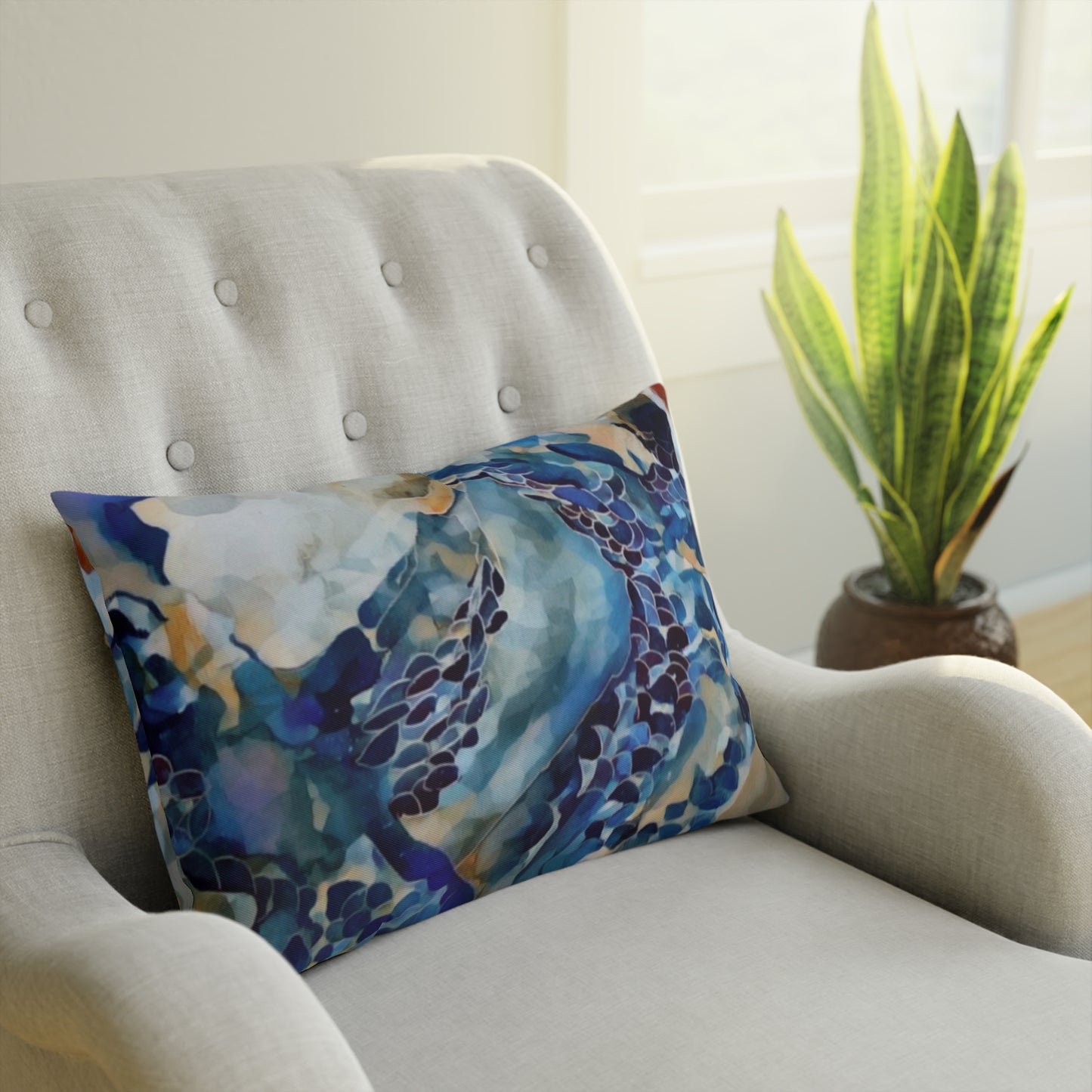 Liminal Light 1 by Helena Barbagelata Pillow