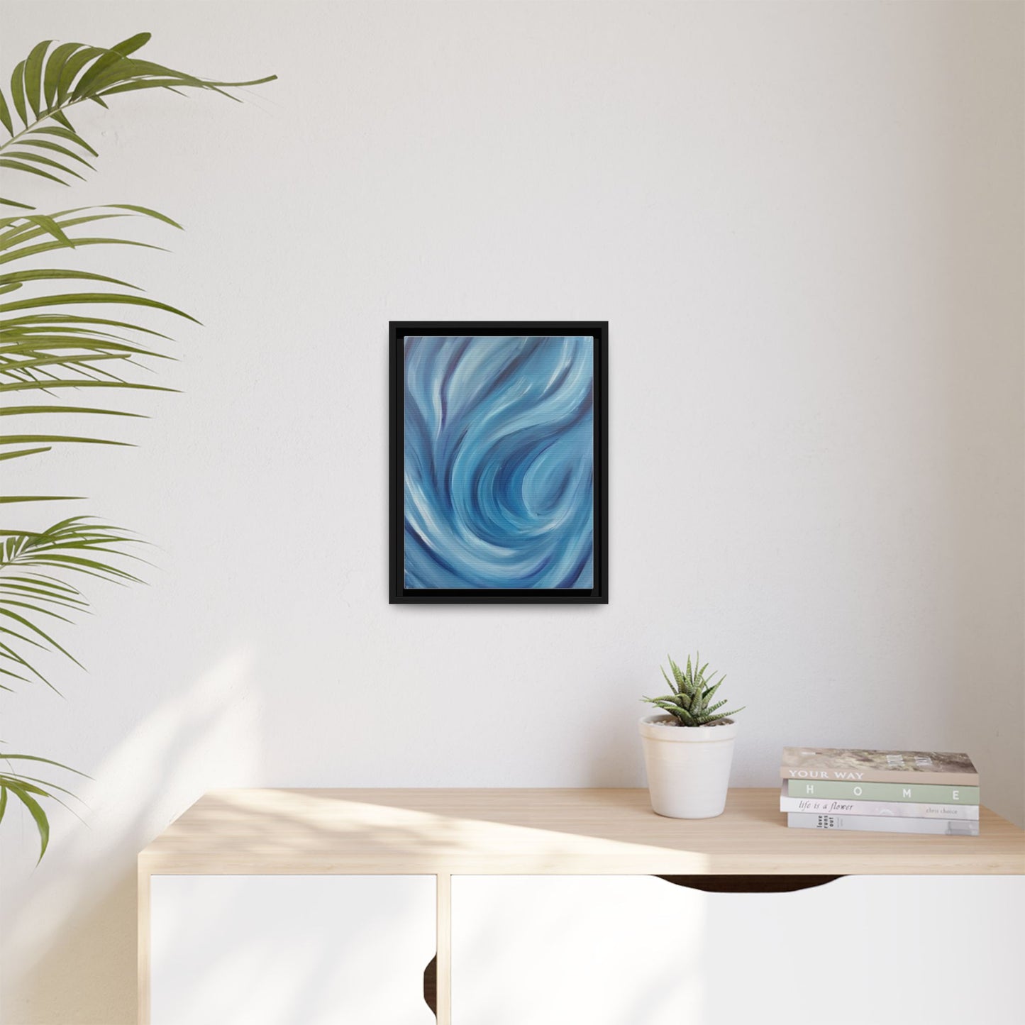Intrinsic Reflection Framed Canvas Art