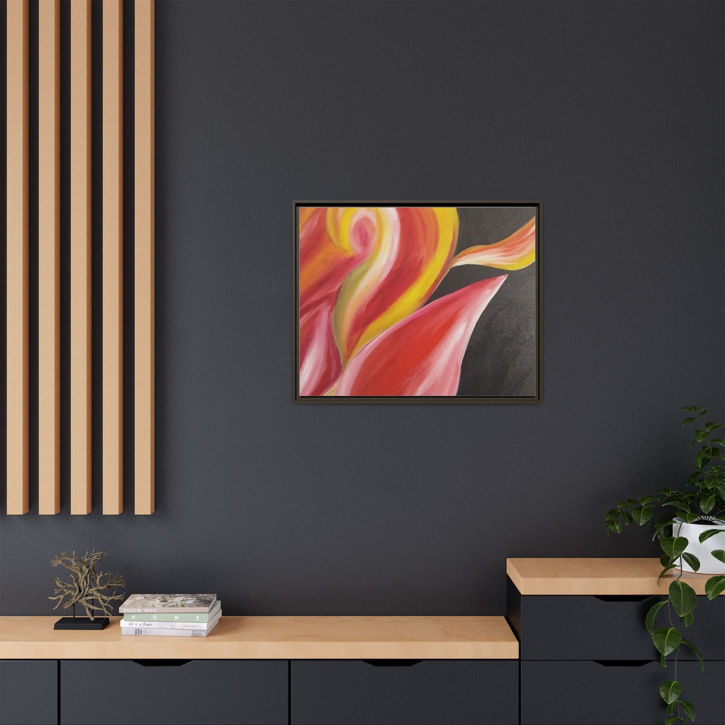 'A Autistic Phoenix' Framed Canvas Art