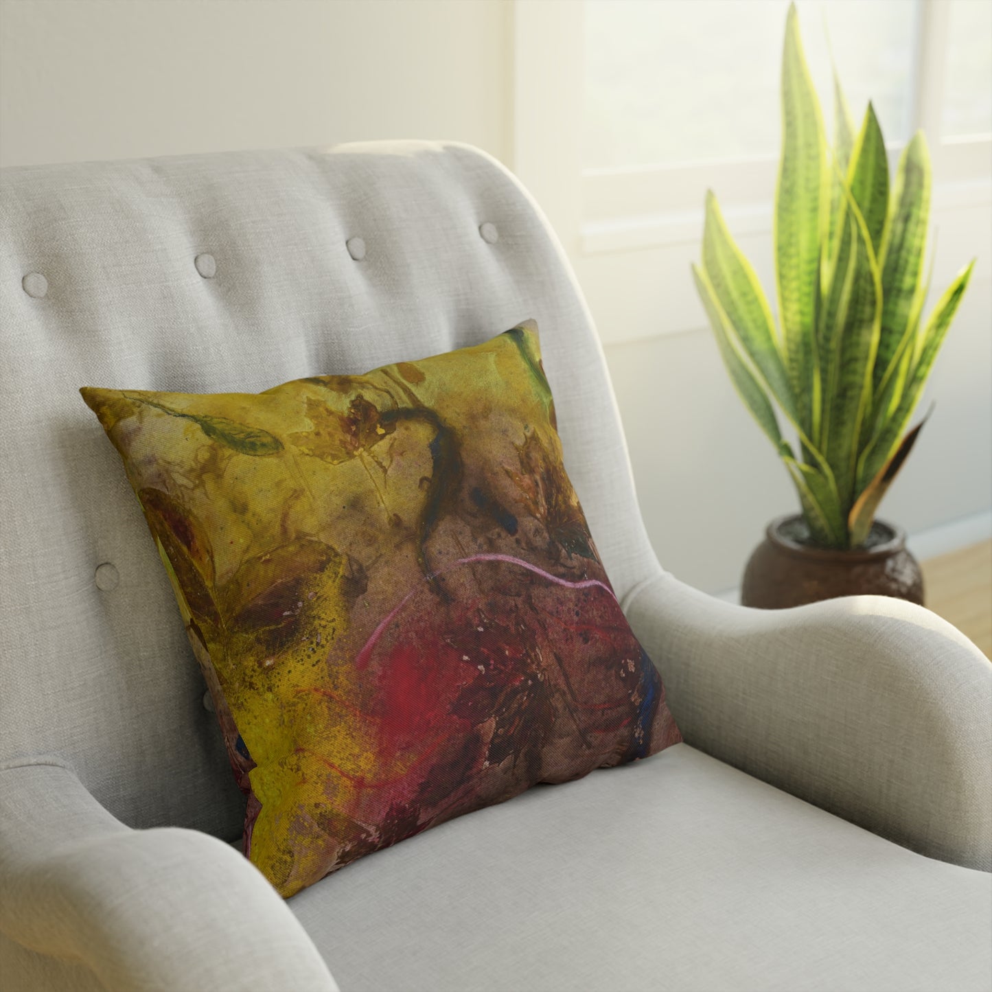 Natur b by Eskild Beck Pillow