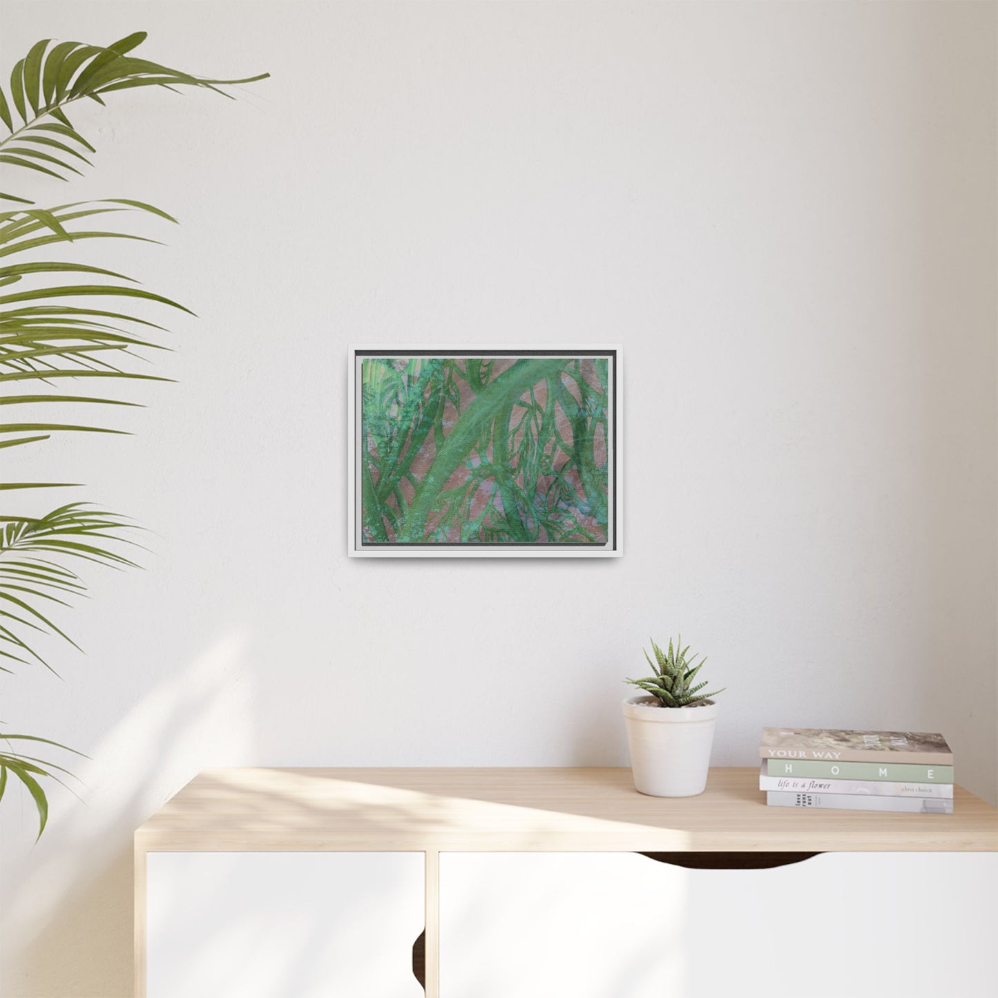 Inner Depths Framed Canvas Art