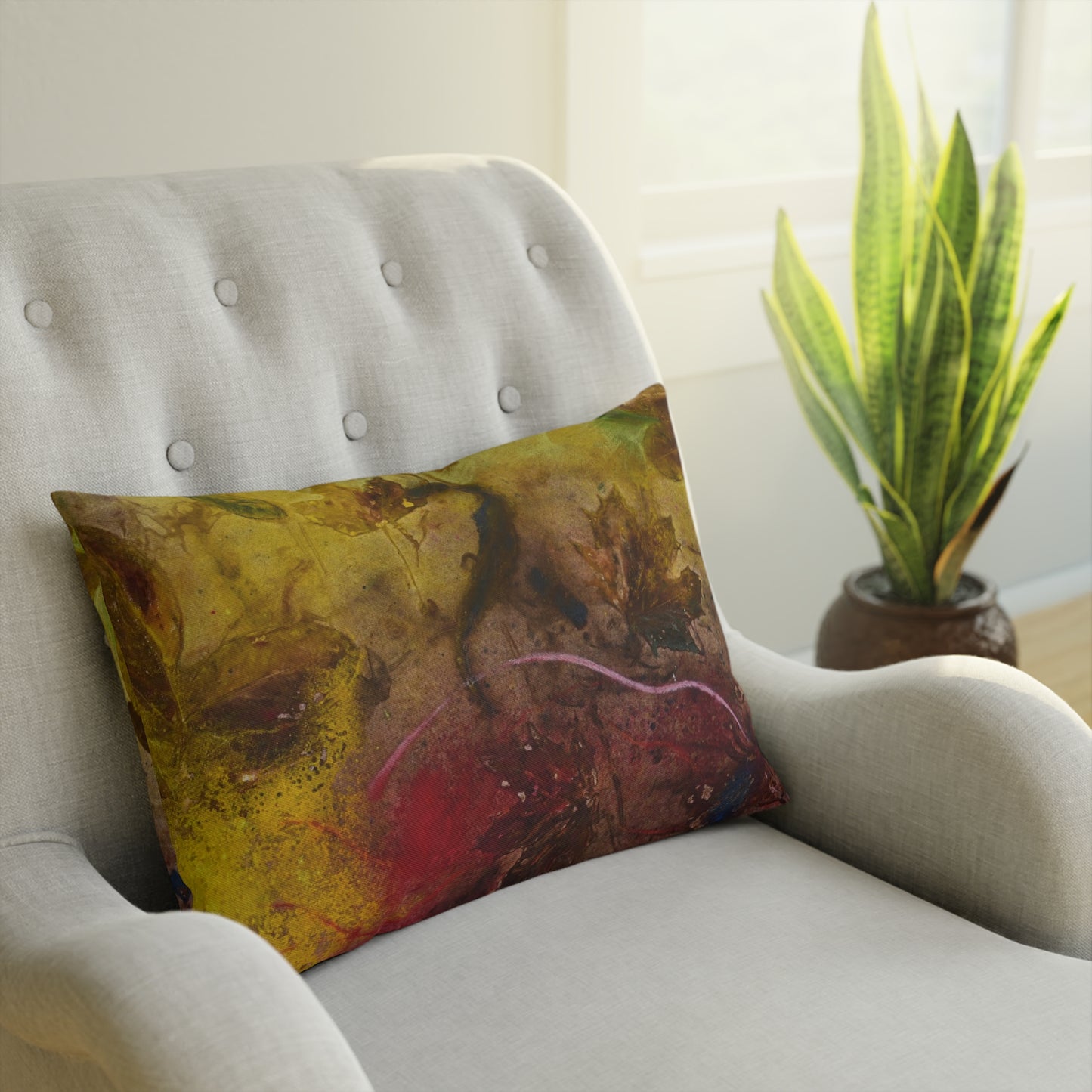 Natur b by Eskild Beck Pillow