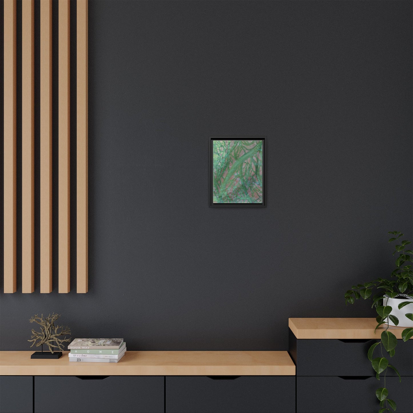 Inner Depths Framed Canvas Art