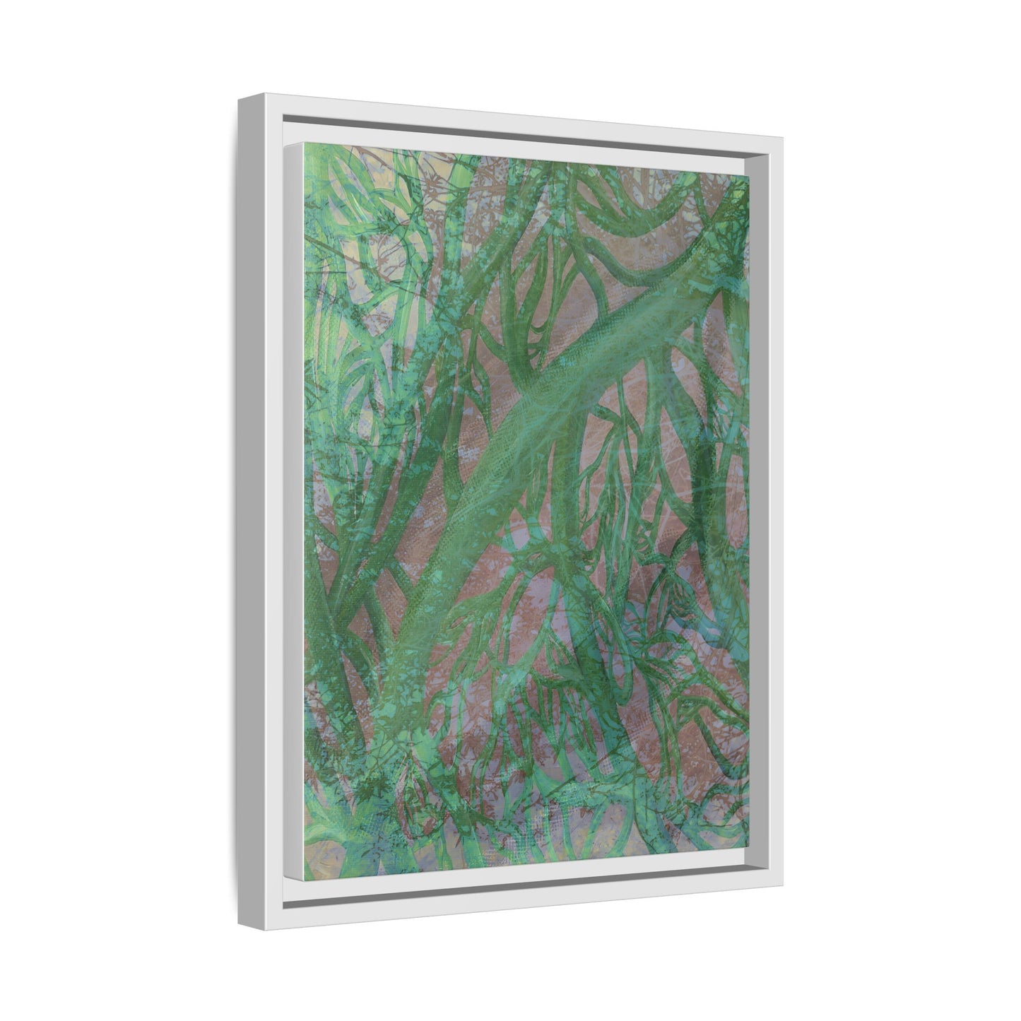 Inner Depths Framed Canvas Art