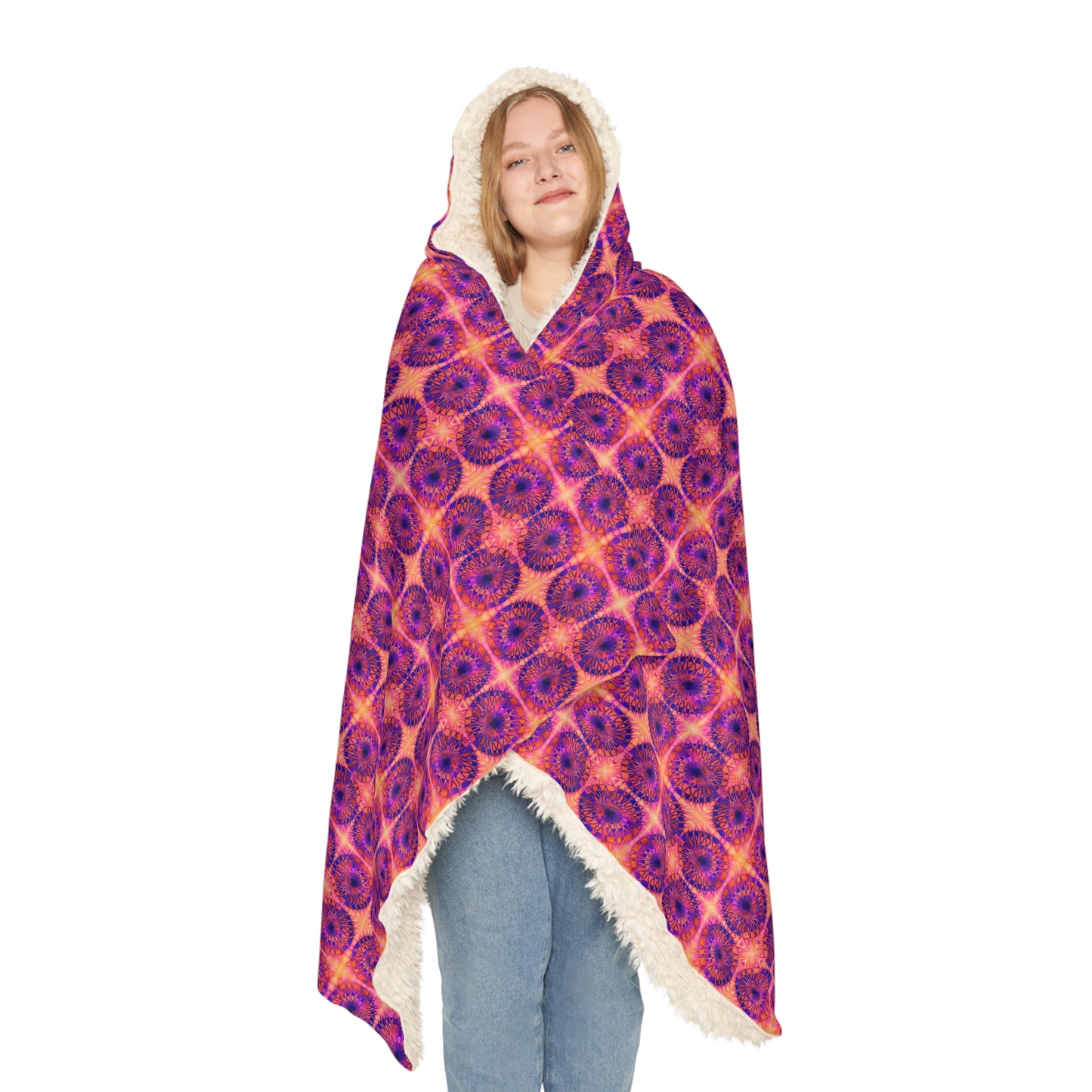 Net Circles by Uta Feinstein Snuggle Blanket