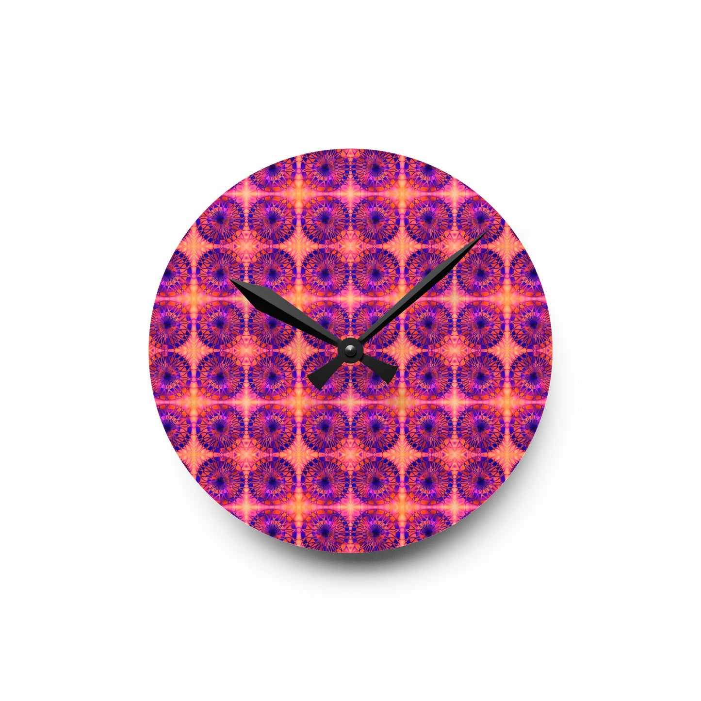 Net Circles by Uta Feinstein Wall Clock