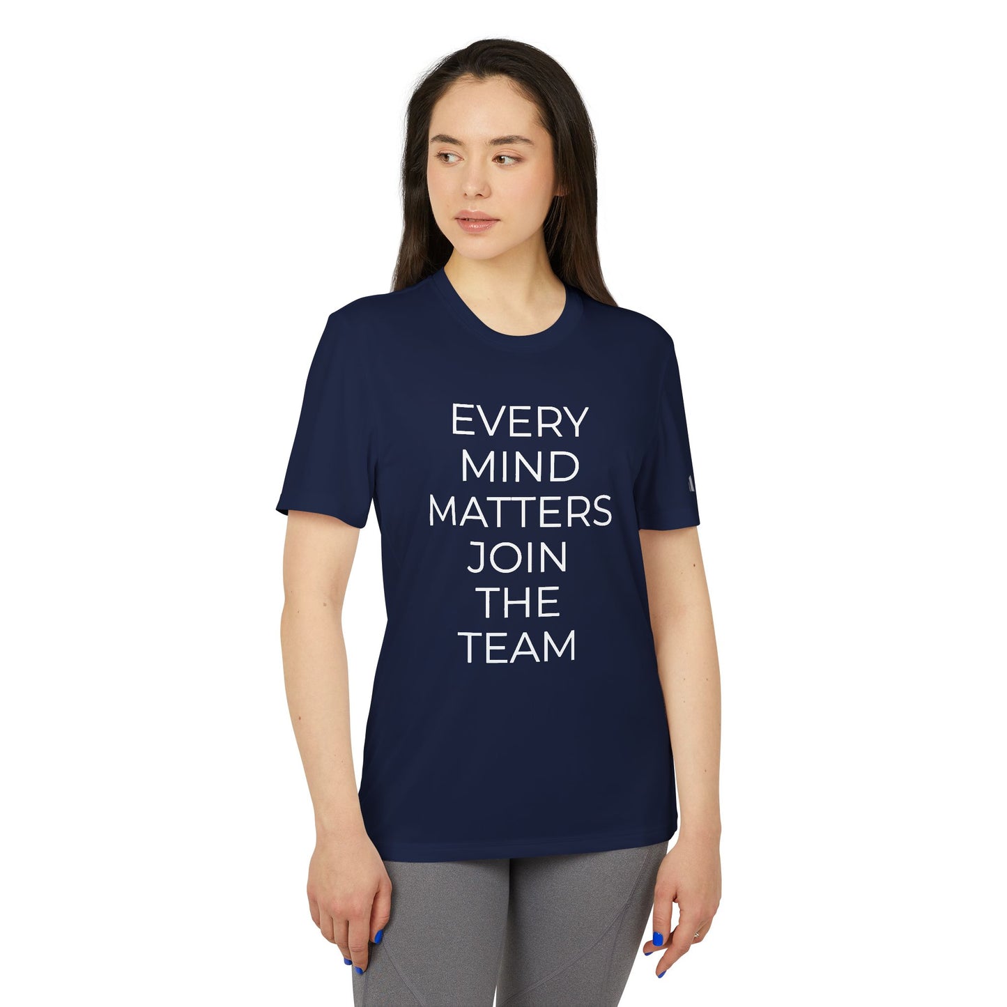 Adidas x Neurodivergent Synergy Unisex Sport T-Shirt EVERY MIND MATTERS JOIN THE TEAM