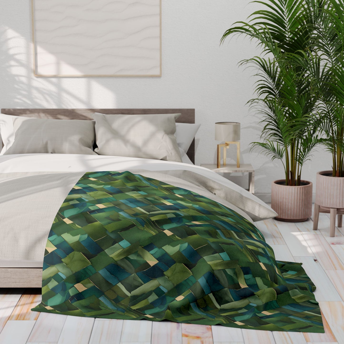 Jade Solace Arctic Fleece Blanket
