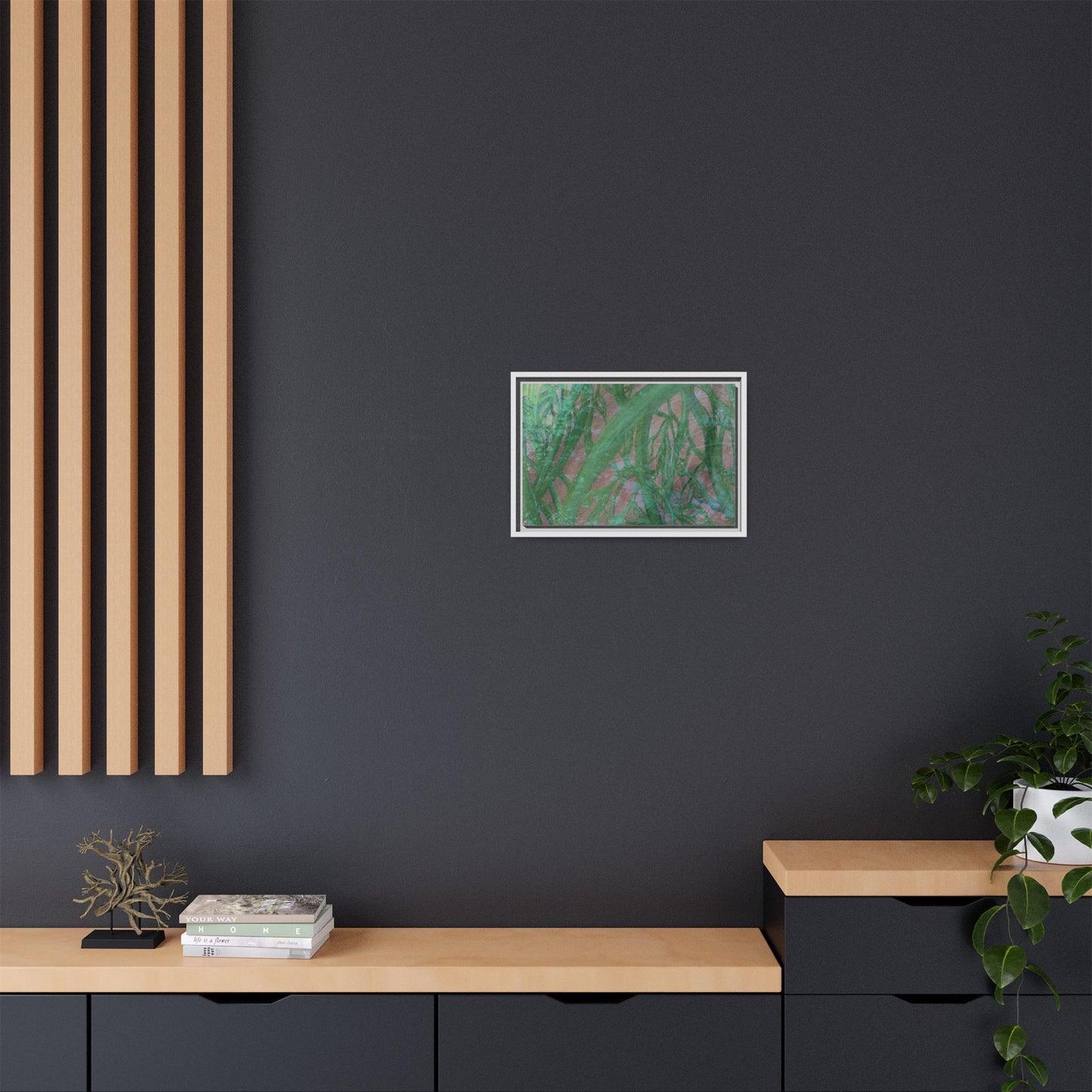 Inner Depths Framed Canvas Art