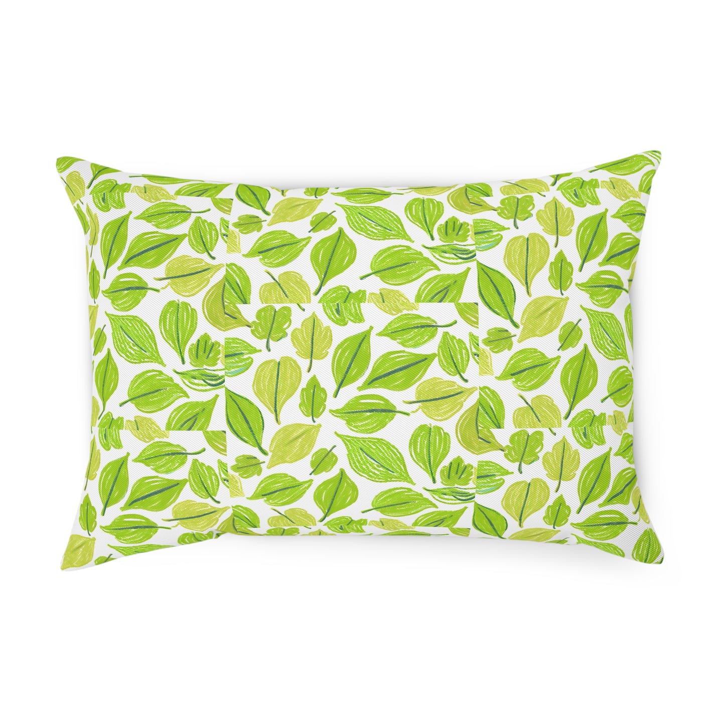 Green Leaves Eco-Friendly Pillow