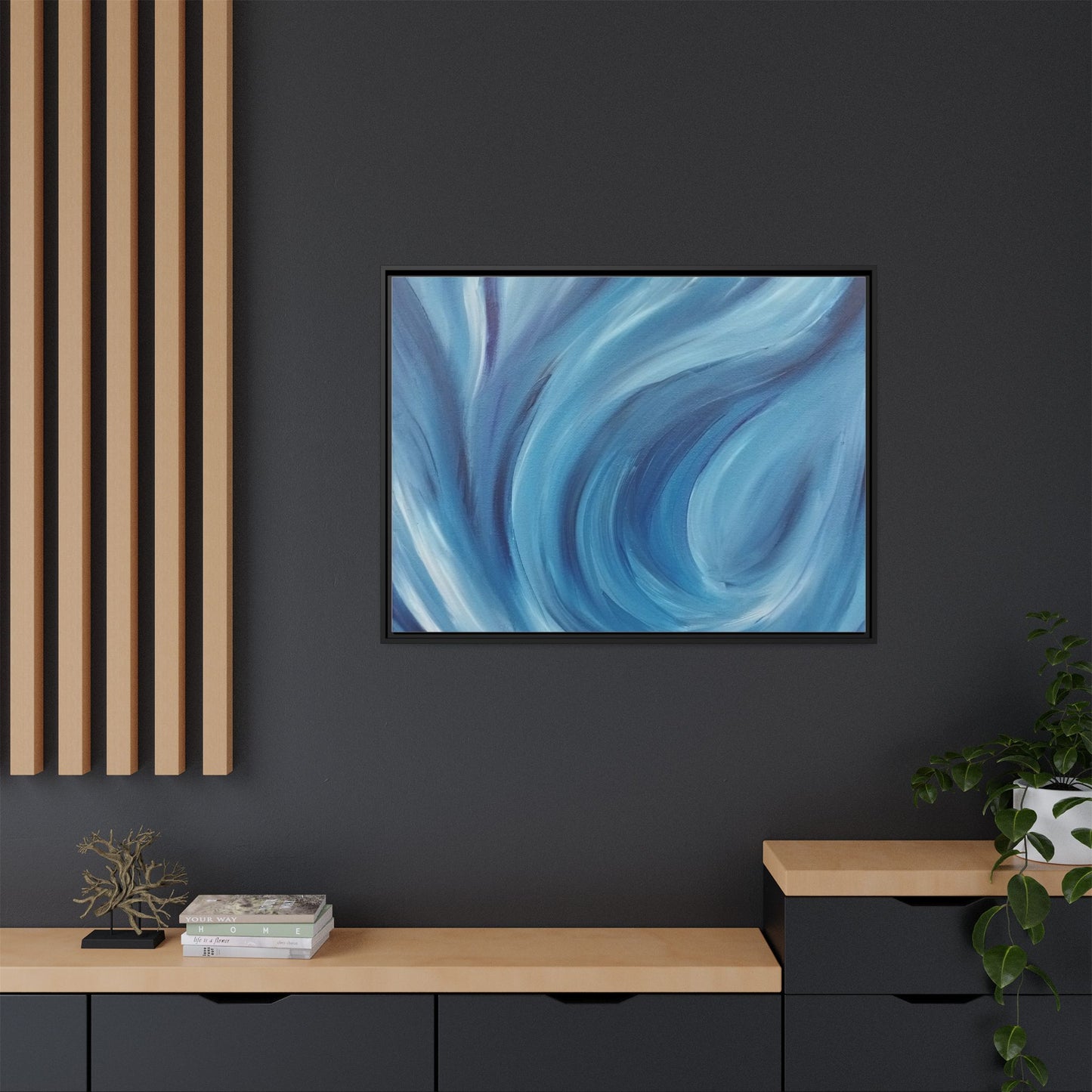 Intrinsic Reflection Framed Canvas Art