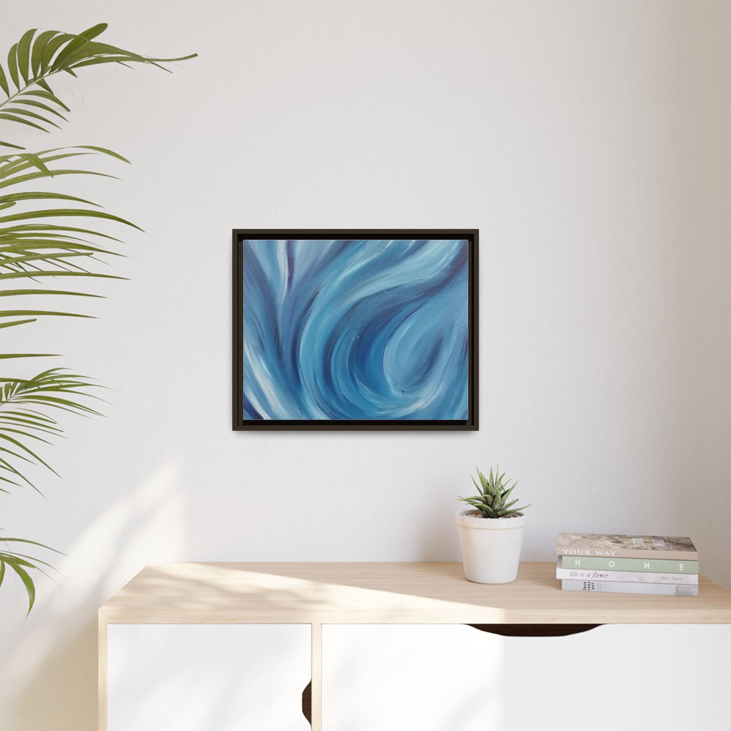 Intrinsic Reflection Framed Canvas Art